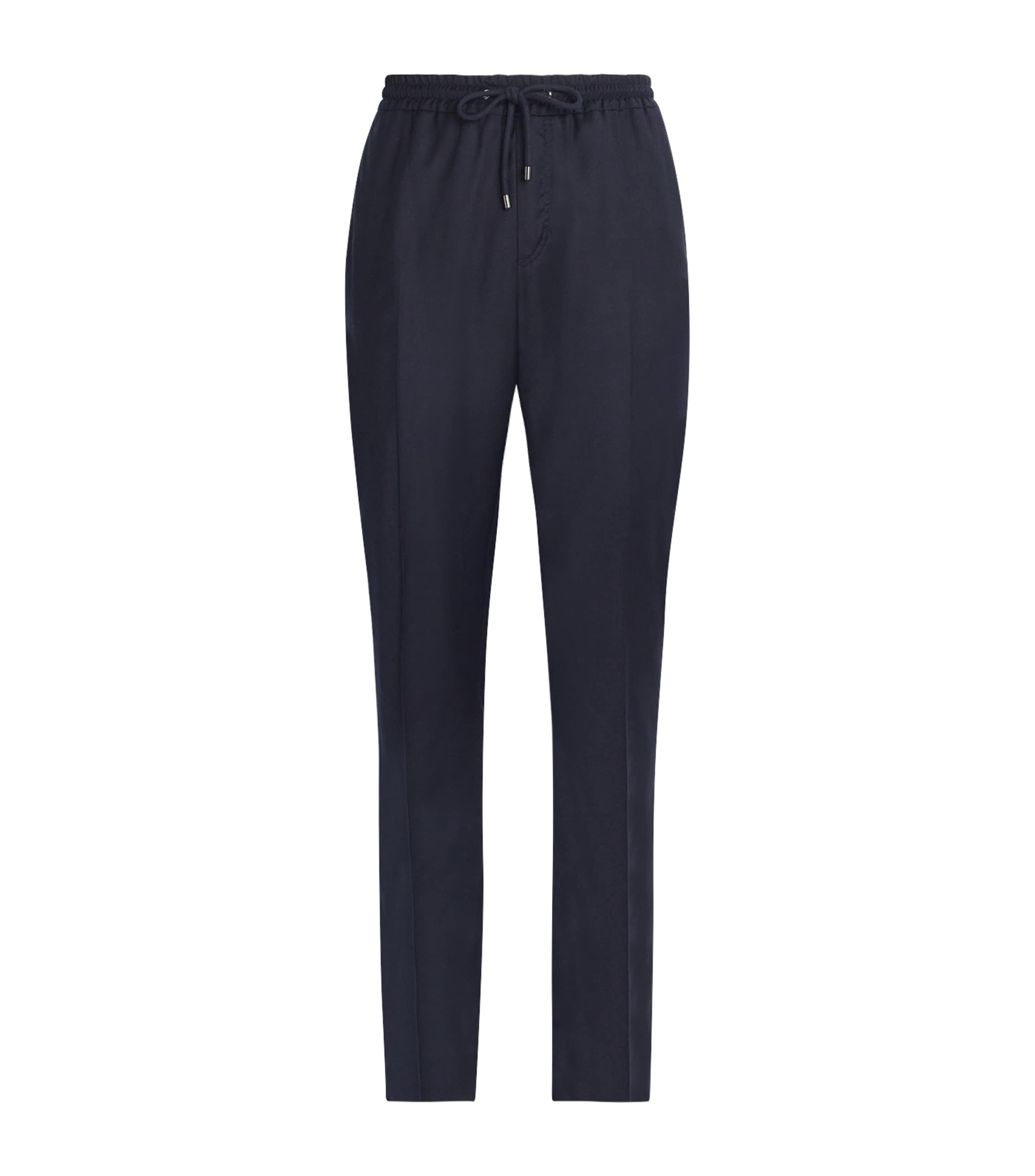 Wool Drawstring Trousers