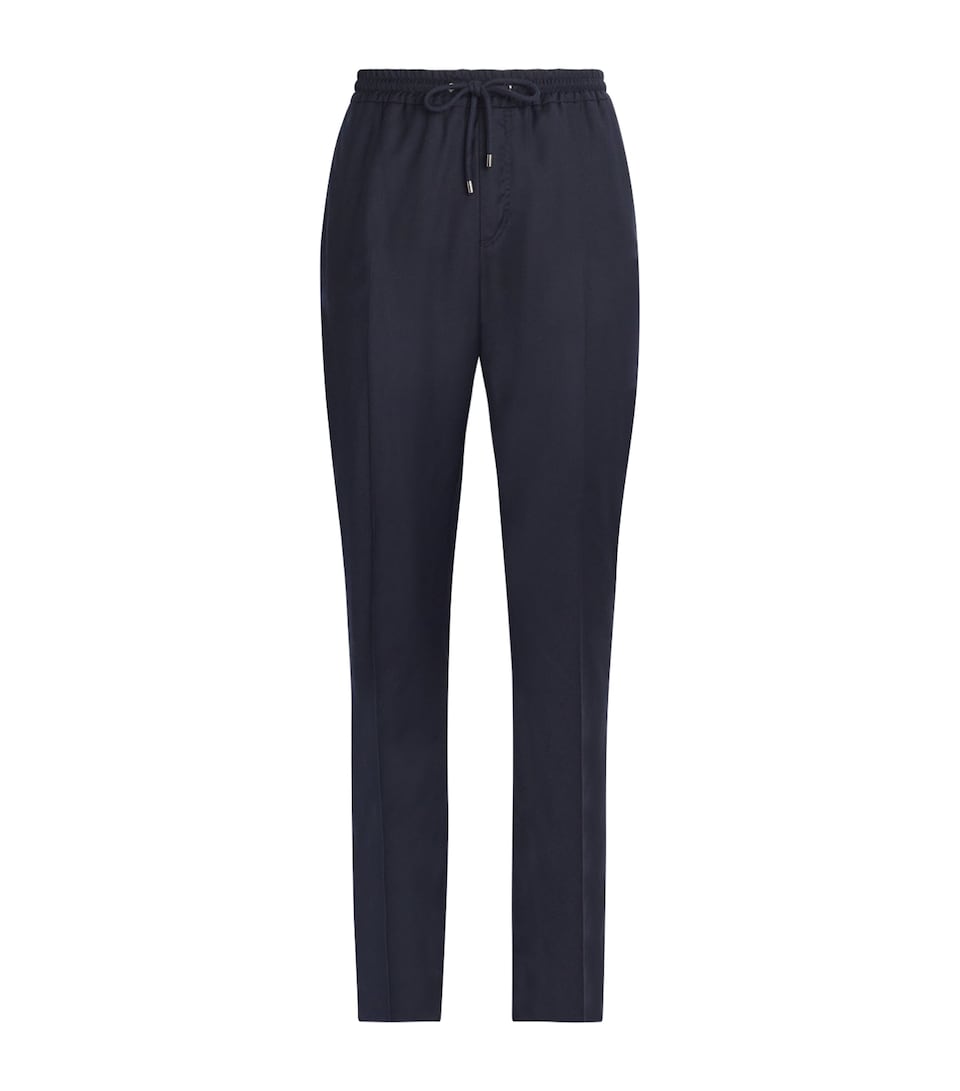 Wool Drawstring Trousers