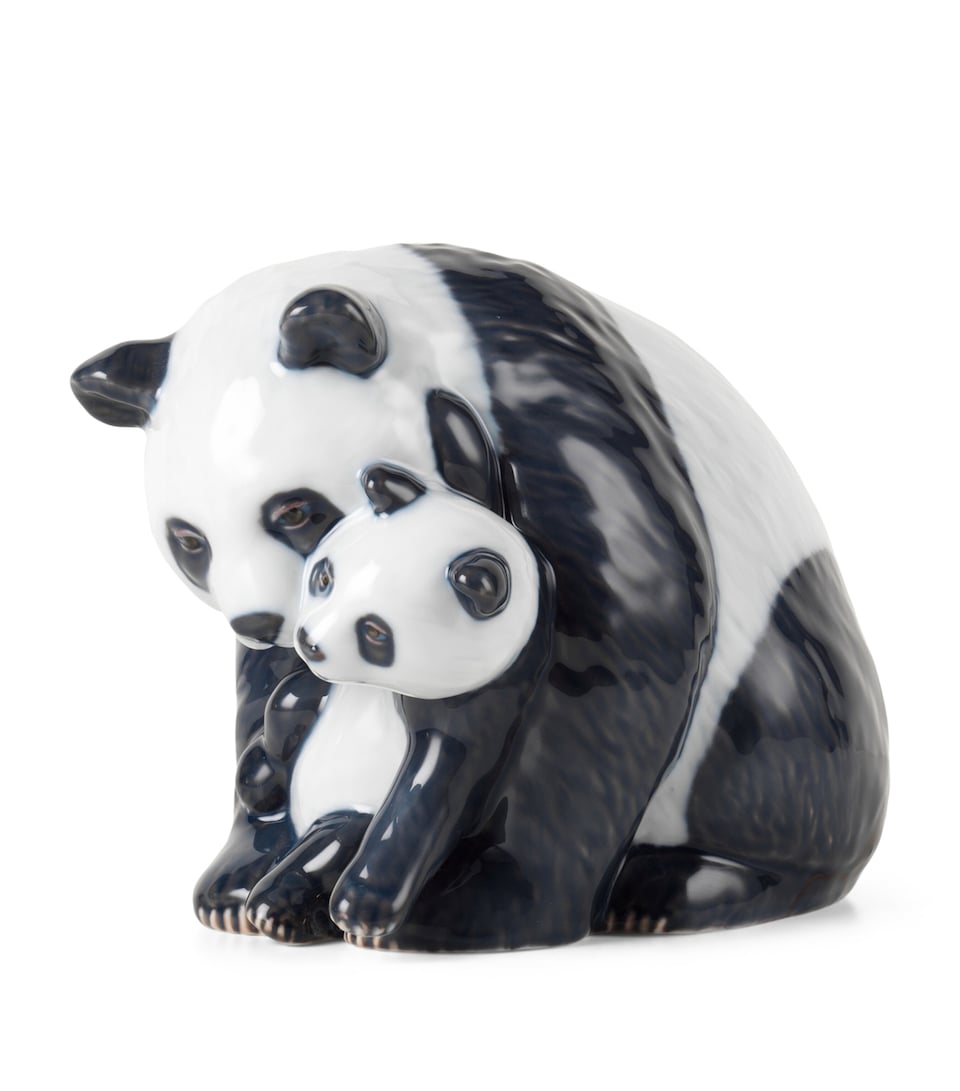 Royal Copenhagen Porcelain Panda with Cub Figurine (13cm)