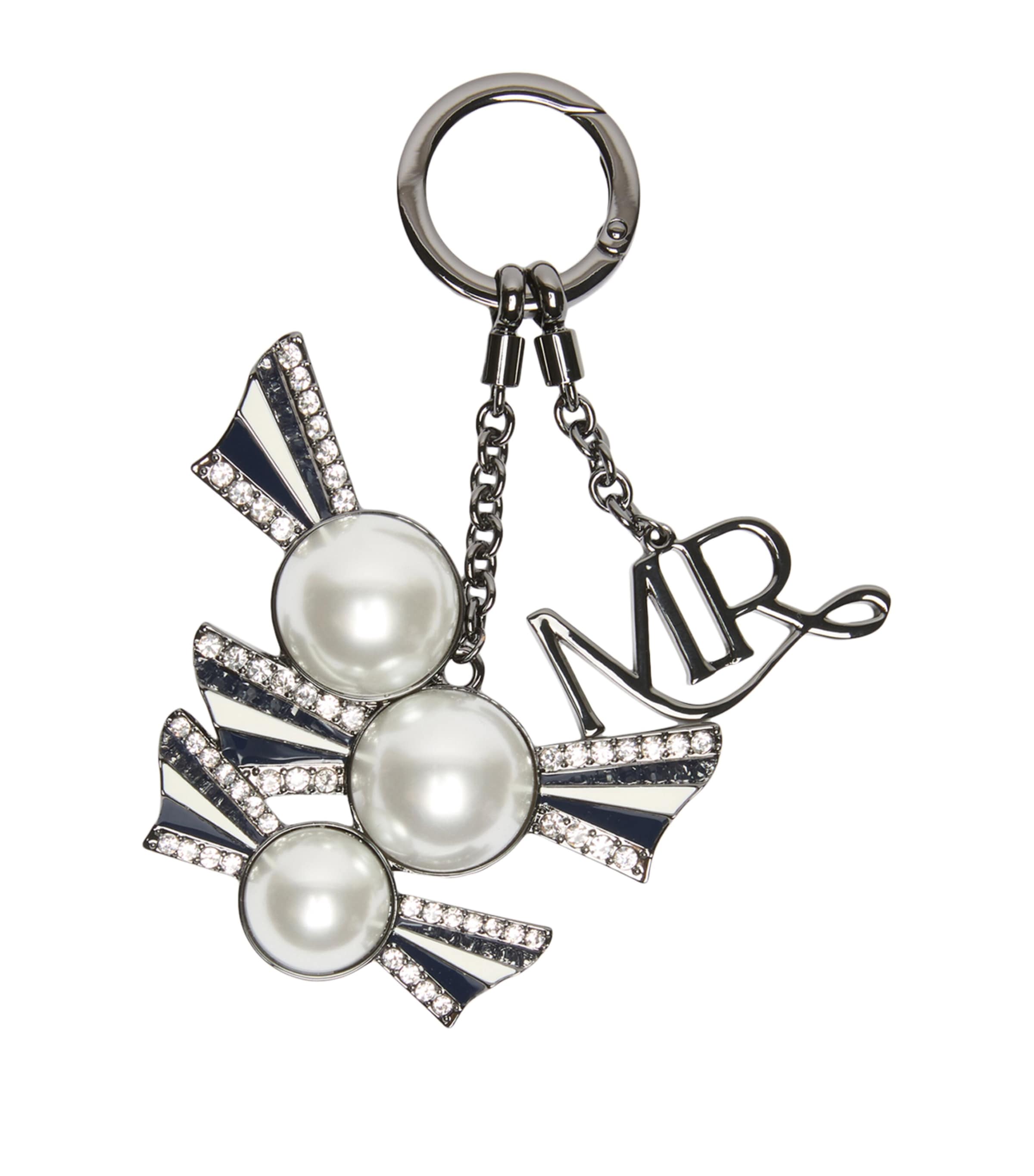 Marina Rinaldi Bow Bag Charm Cornflower Blue