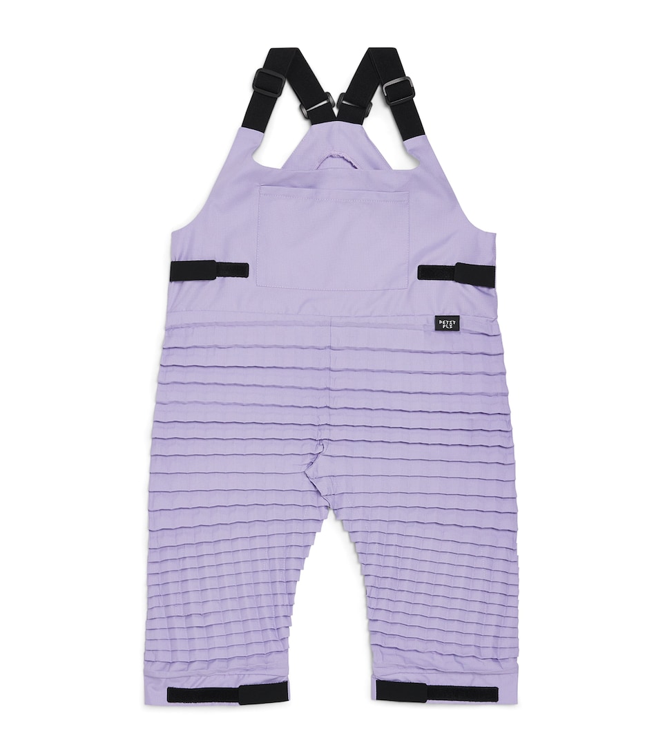 Petit Pli Pleated Versa-Tile Dungarees (0 Months - 11 Years) Lavender Light