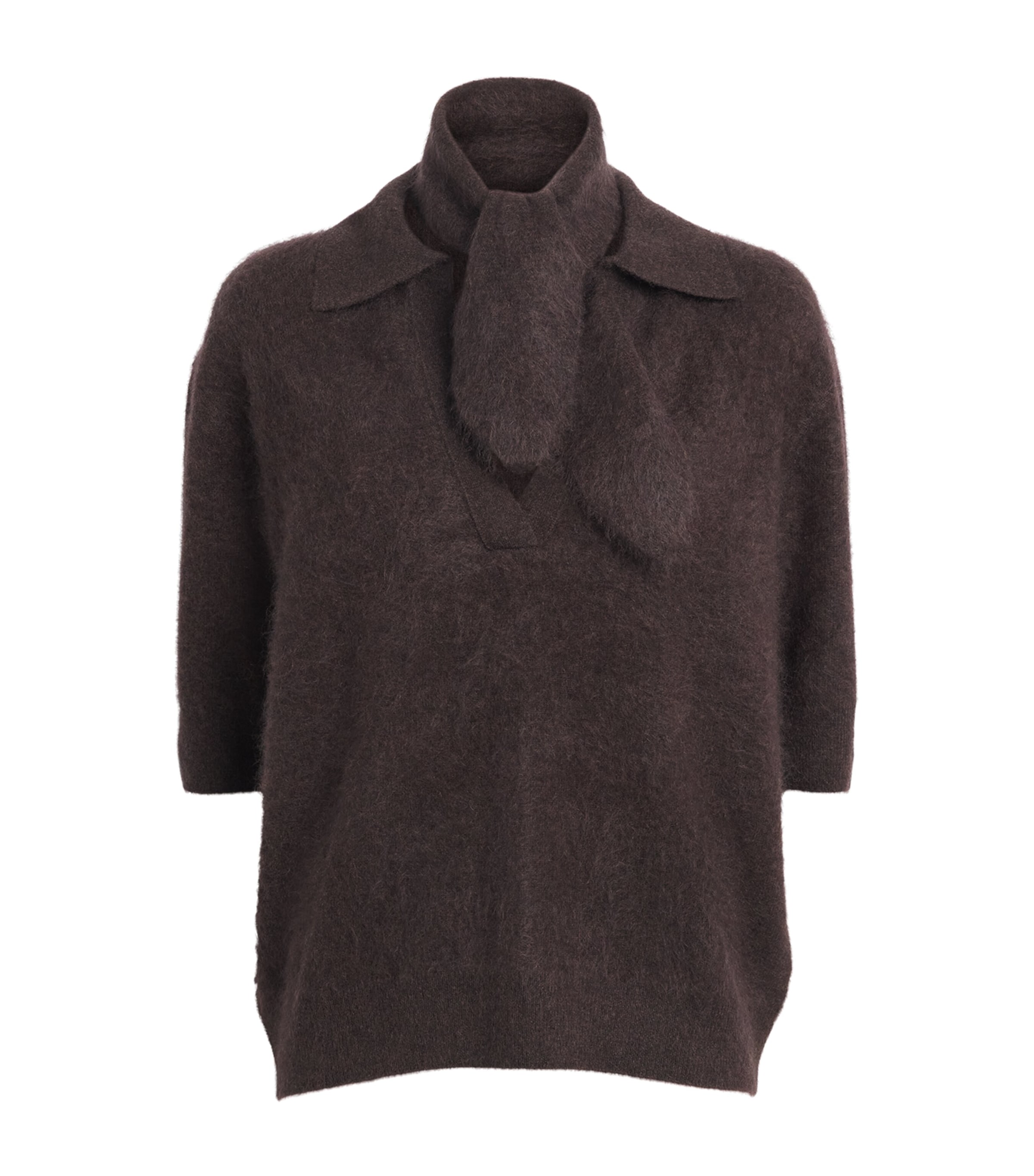 arch 4 Womens Brushed Cashmere Kaia Sweater Compost