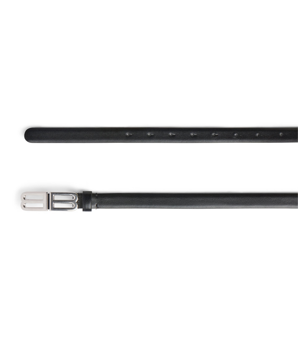 Balenciaga Leather BB Belt
