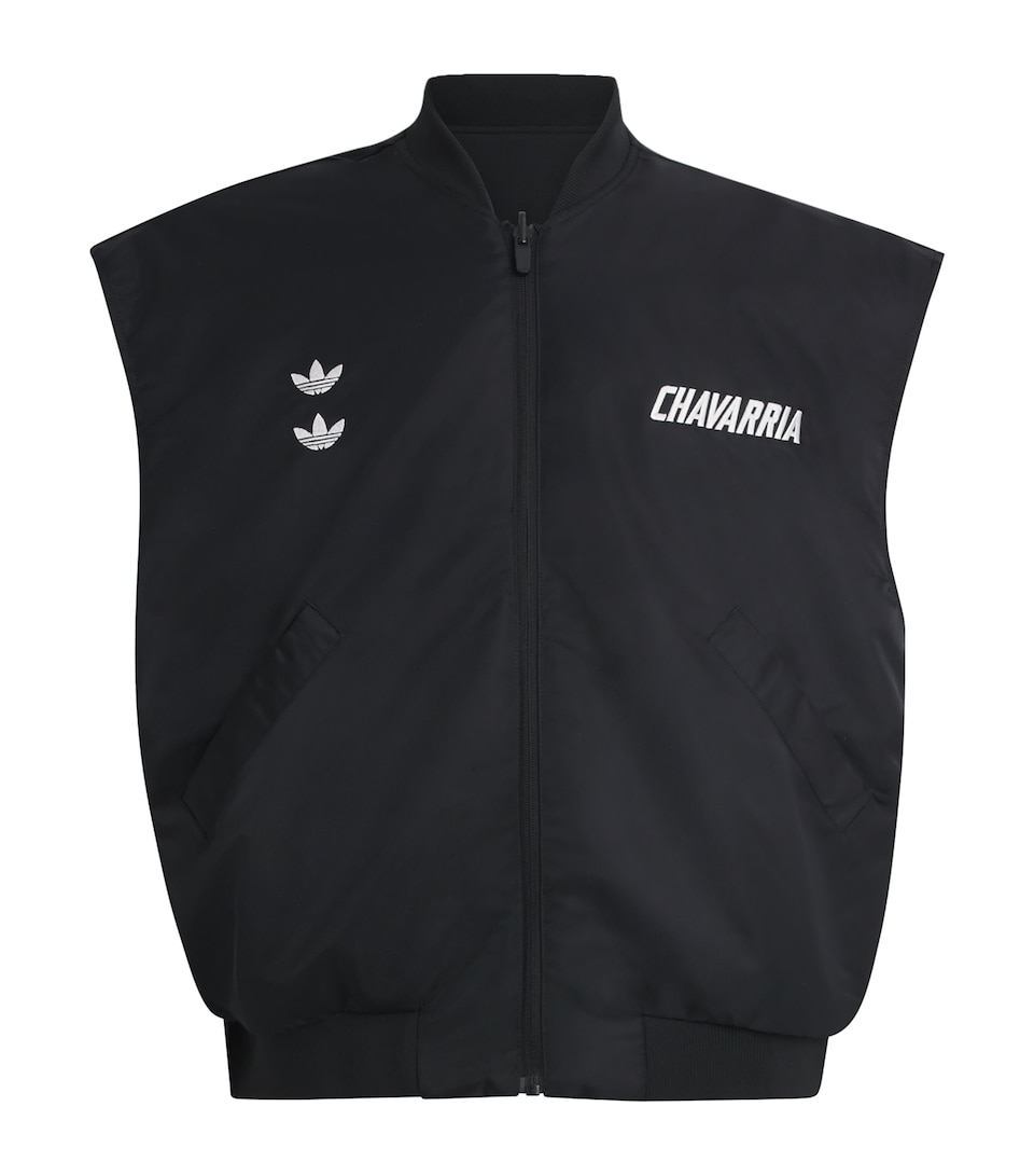 Willy Chavarria Mens x adidas Originals Padded Vest Black