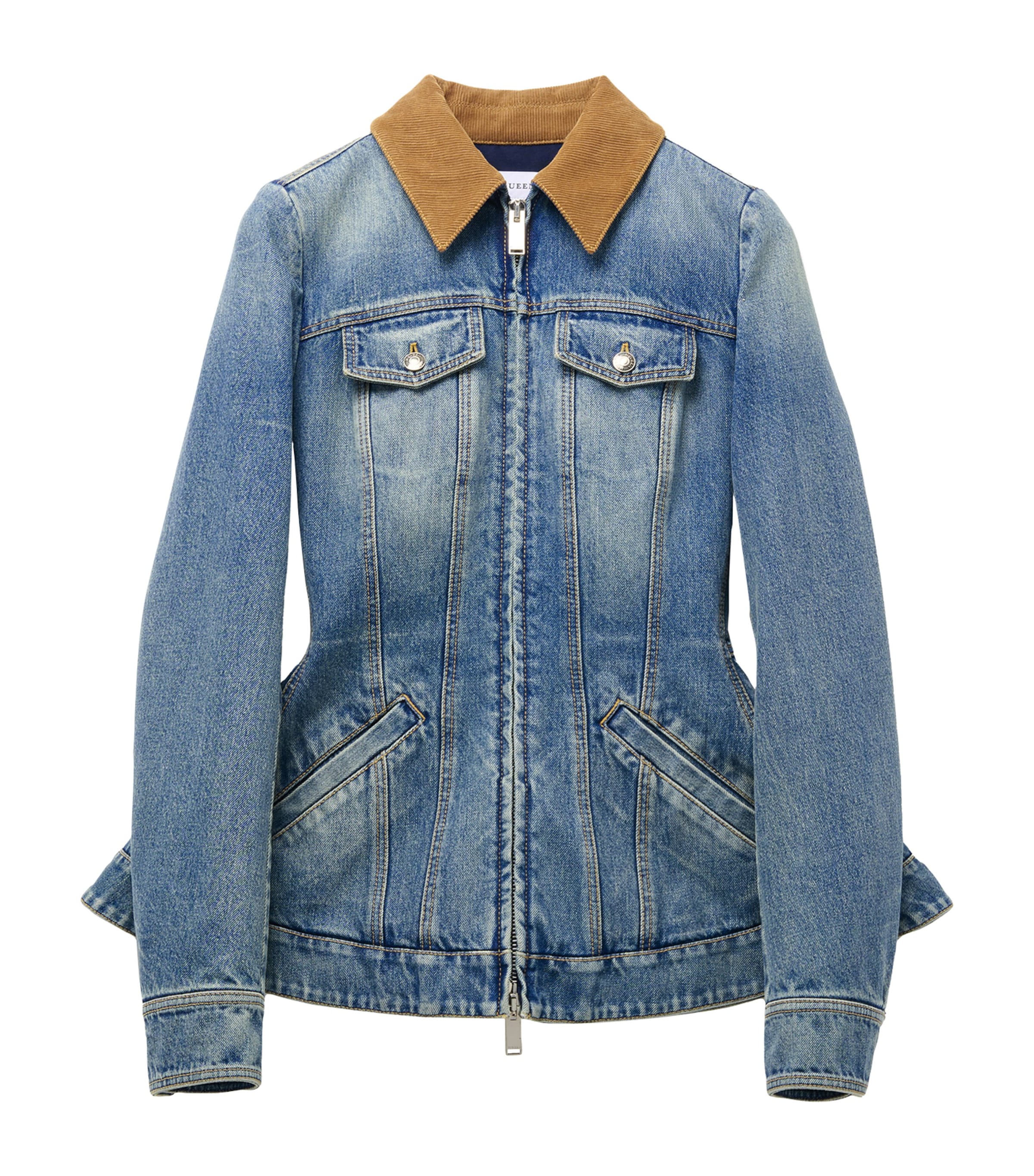 Peplum Denim Jacket