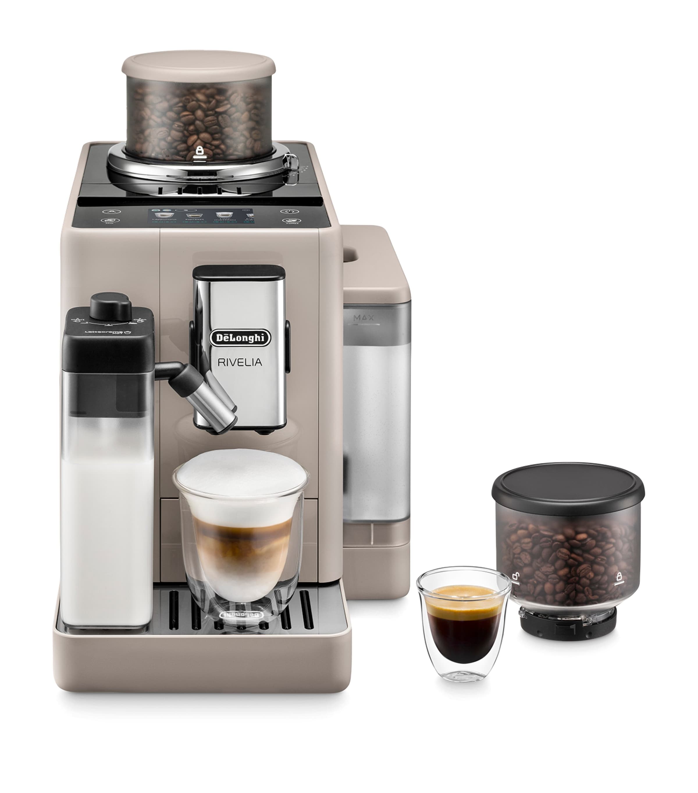 De'Longhi Rivelia Coffee Machine Beige