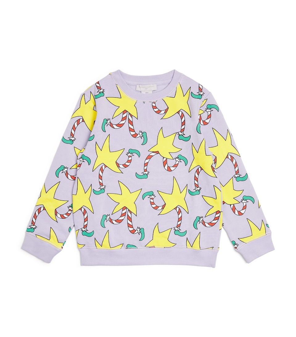 Organic Cotton Star Print Sweatshirt (3-14+ Years)