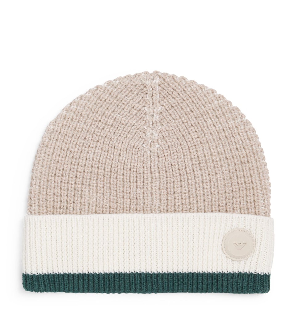 Virgin Wool-Blend Beanie