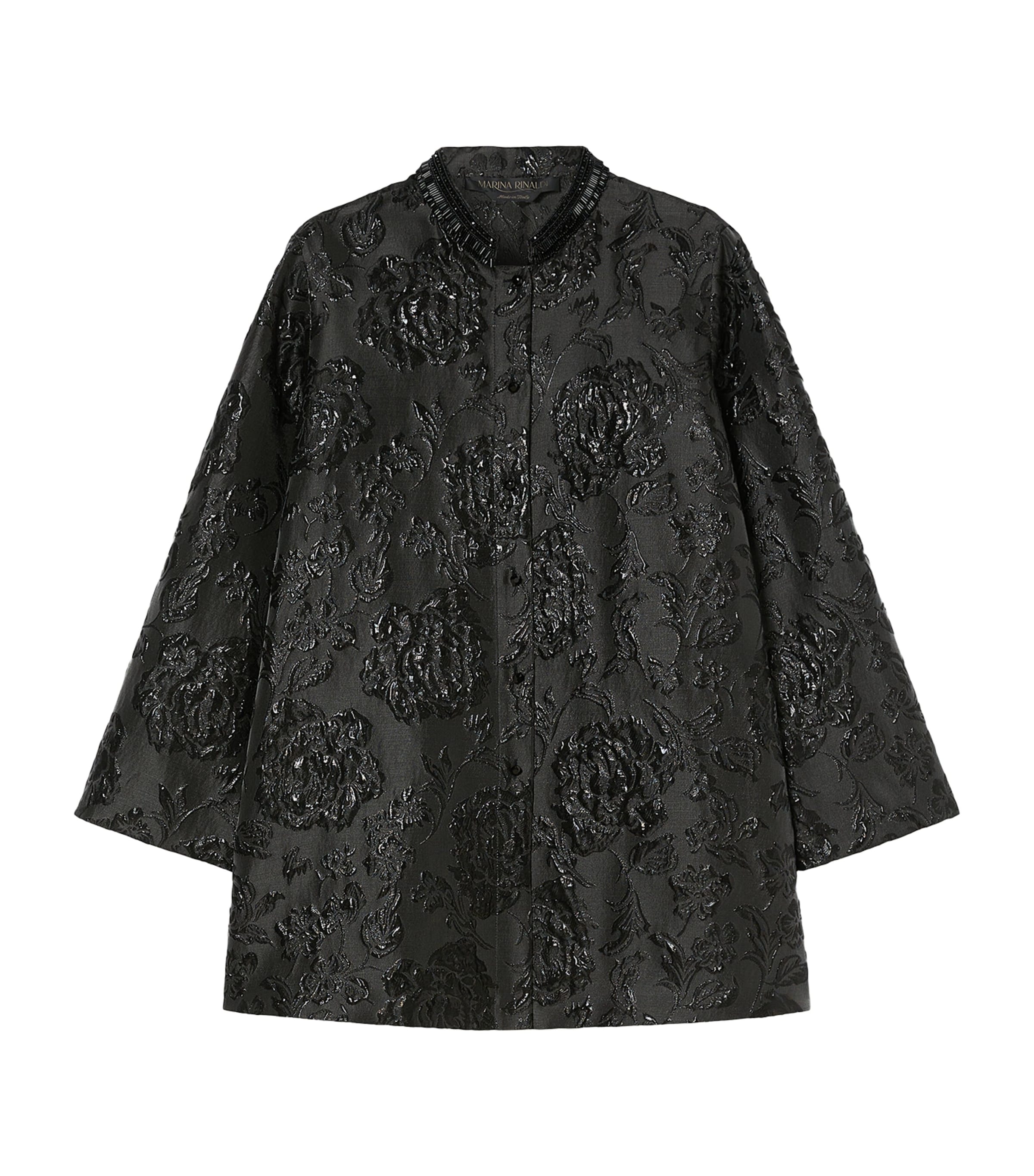 Cloque Embellished Rupia Shirt