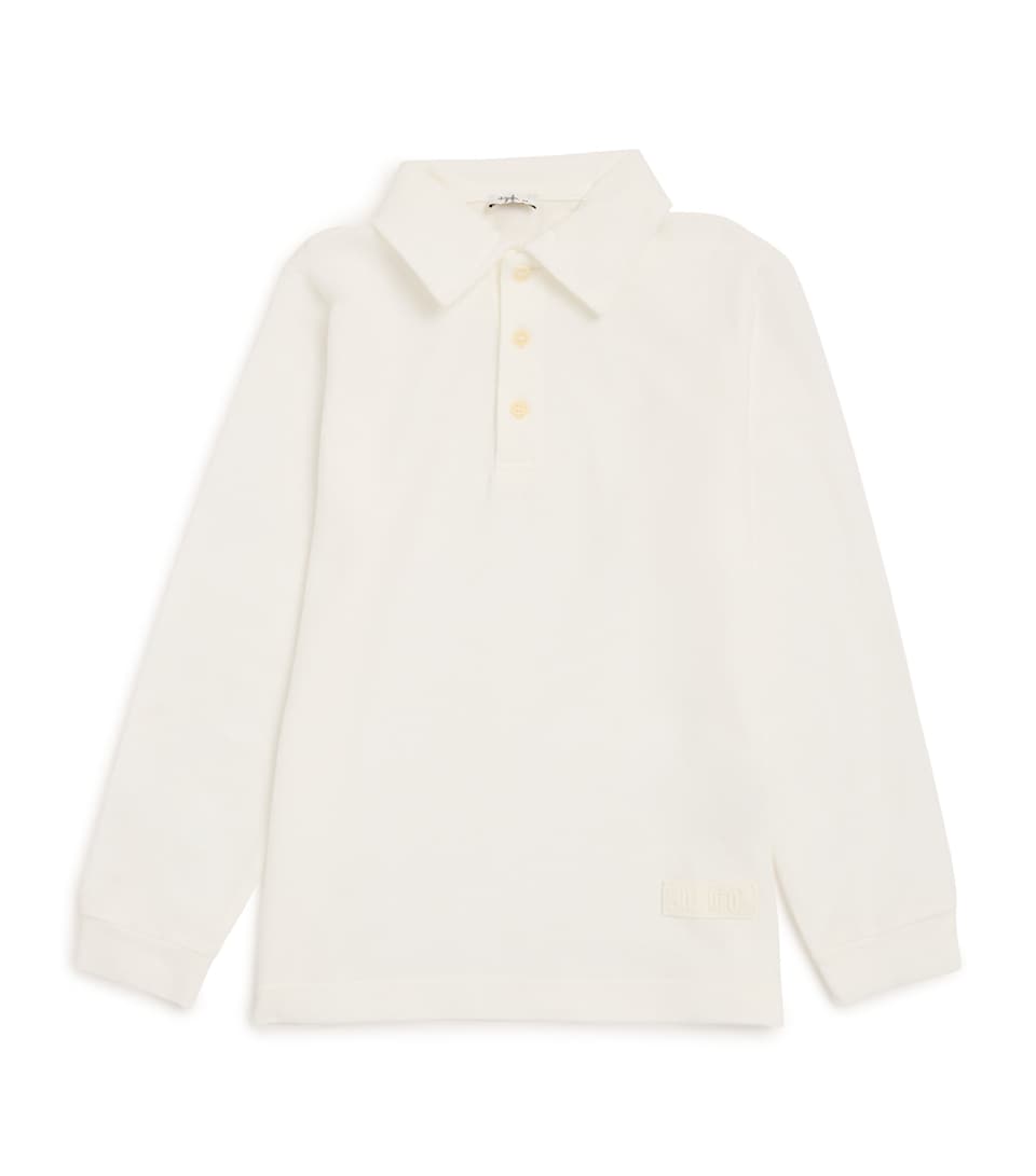 Cotton Long-Sleeve Polo Shirt (2-14 Years)