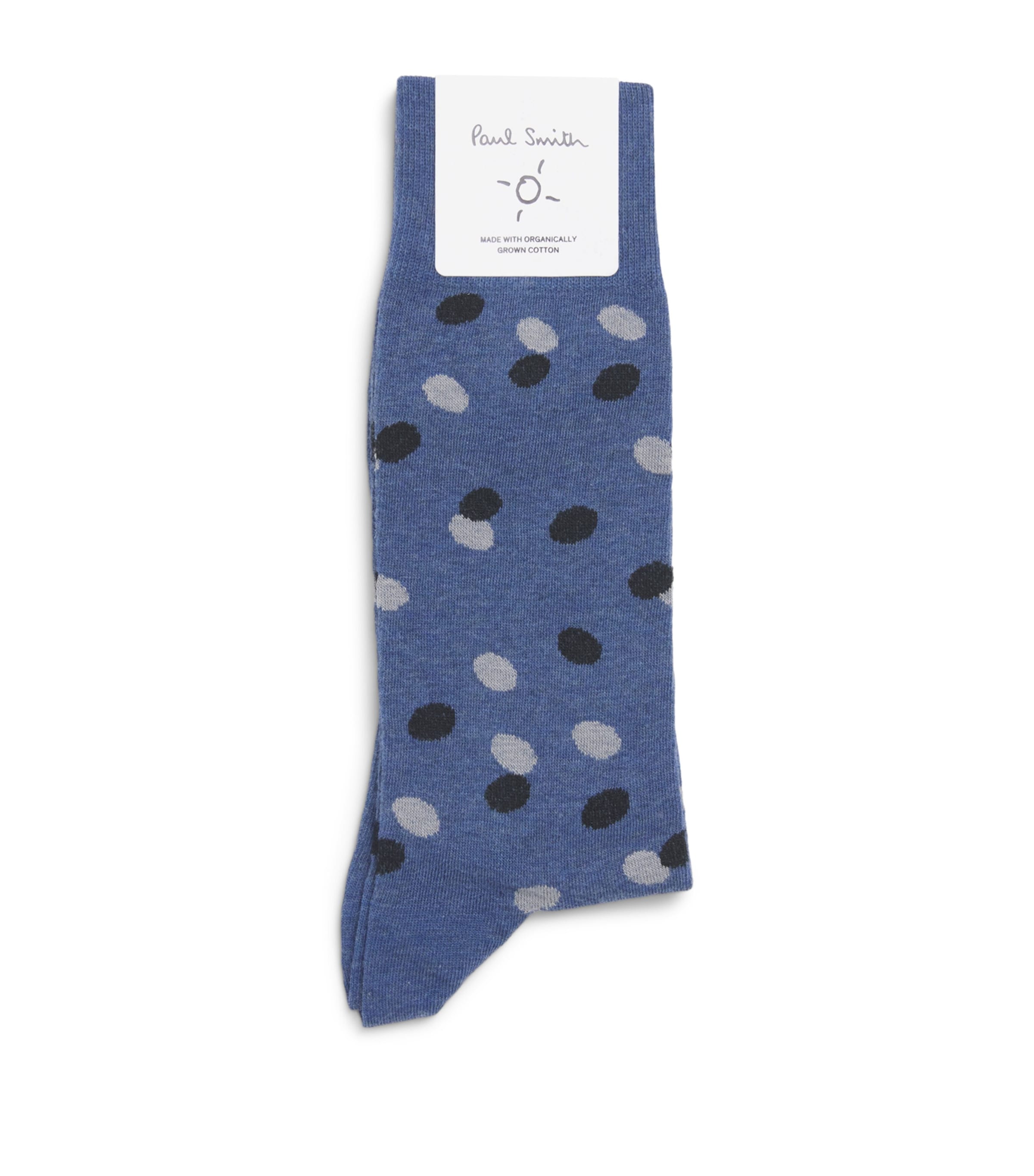 Paul Smith Mens Polka Dot Socks Blue