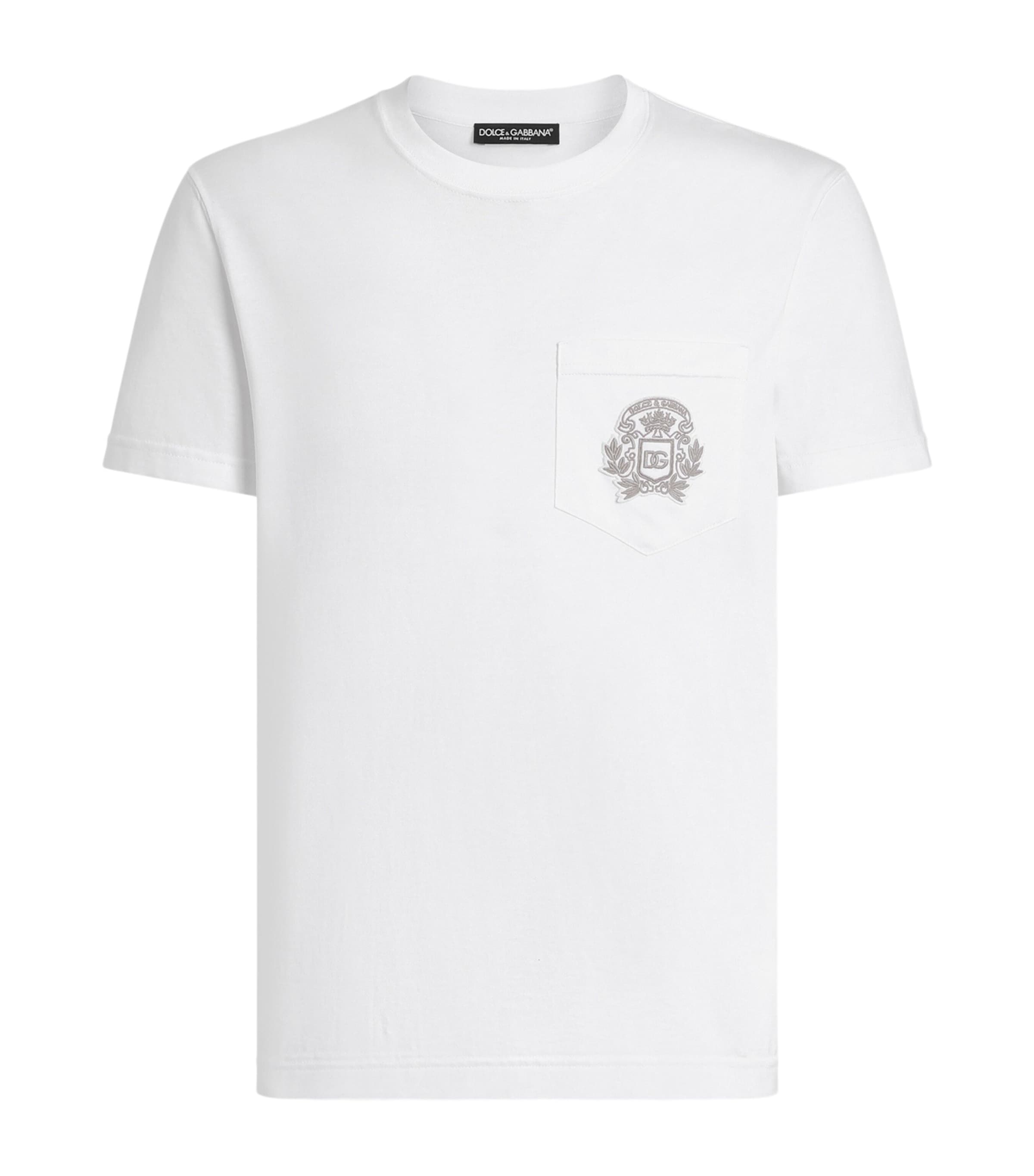 Cotton Embroidered Logo T-Shirt