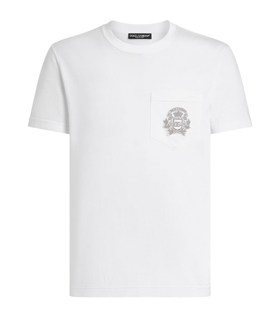 Cotton Embroidered Logo T-Shirt