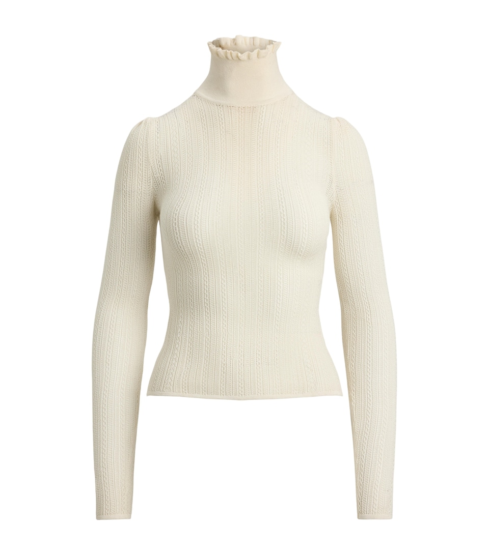 Silk-Cashmere Rollneck Sweater