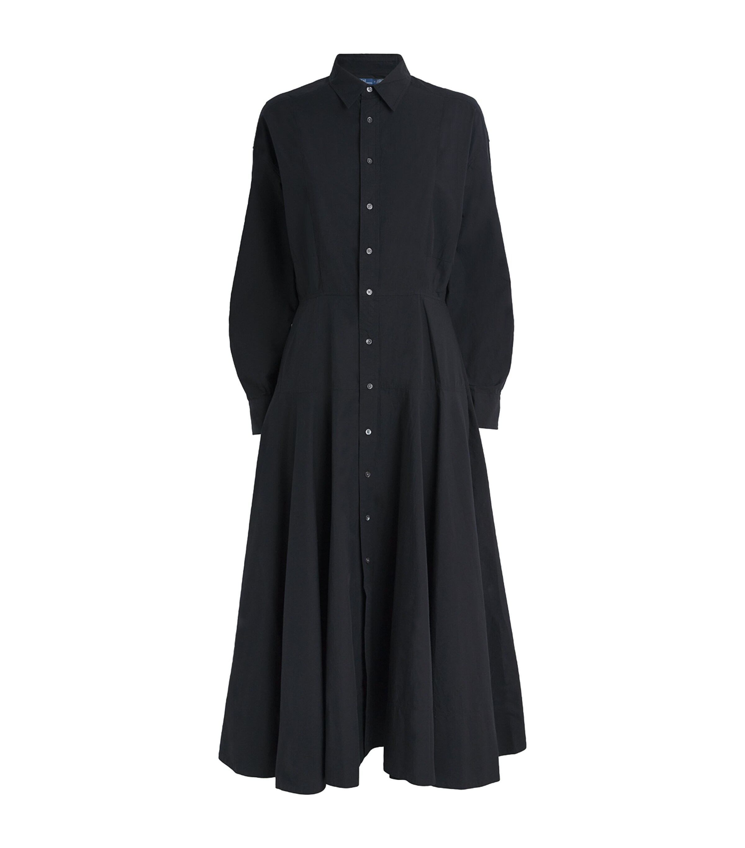 Cotton Midi Shirt Dress