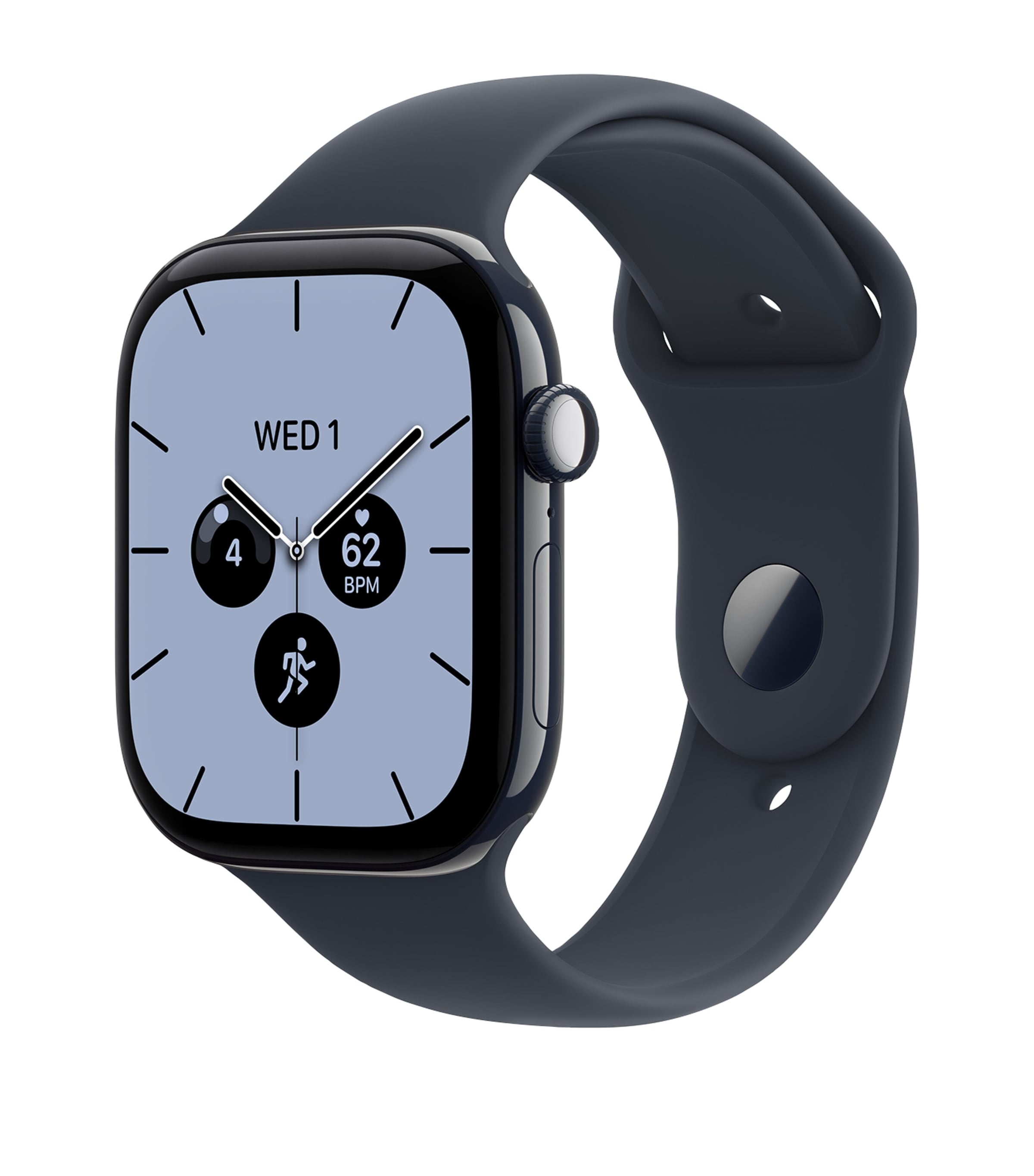 Apple Apple Watch Series 12 GPS + Cellular – Night Blue Ceramic with Navy Blue Sport Band, 46mm, Medium/Large Night Blue Ceramic