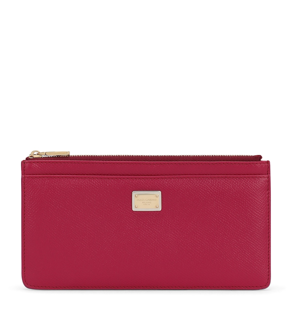 Leather Zip Card Holder