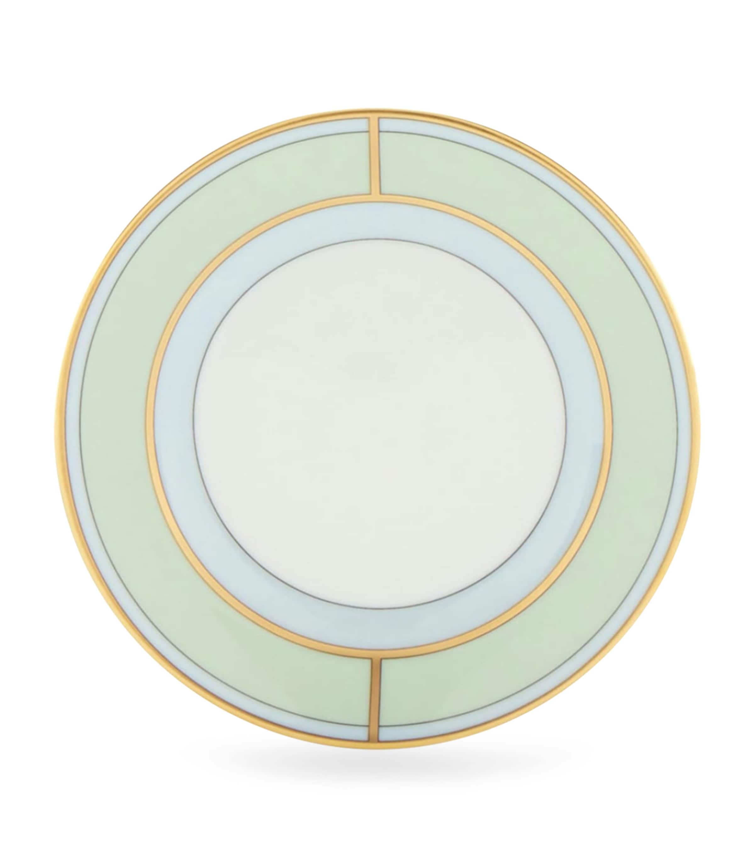 GINORI 1735 Porcelain Colonna Diva Verde Coffee Saucer (12.5cm)