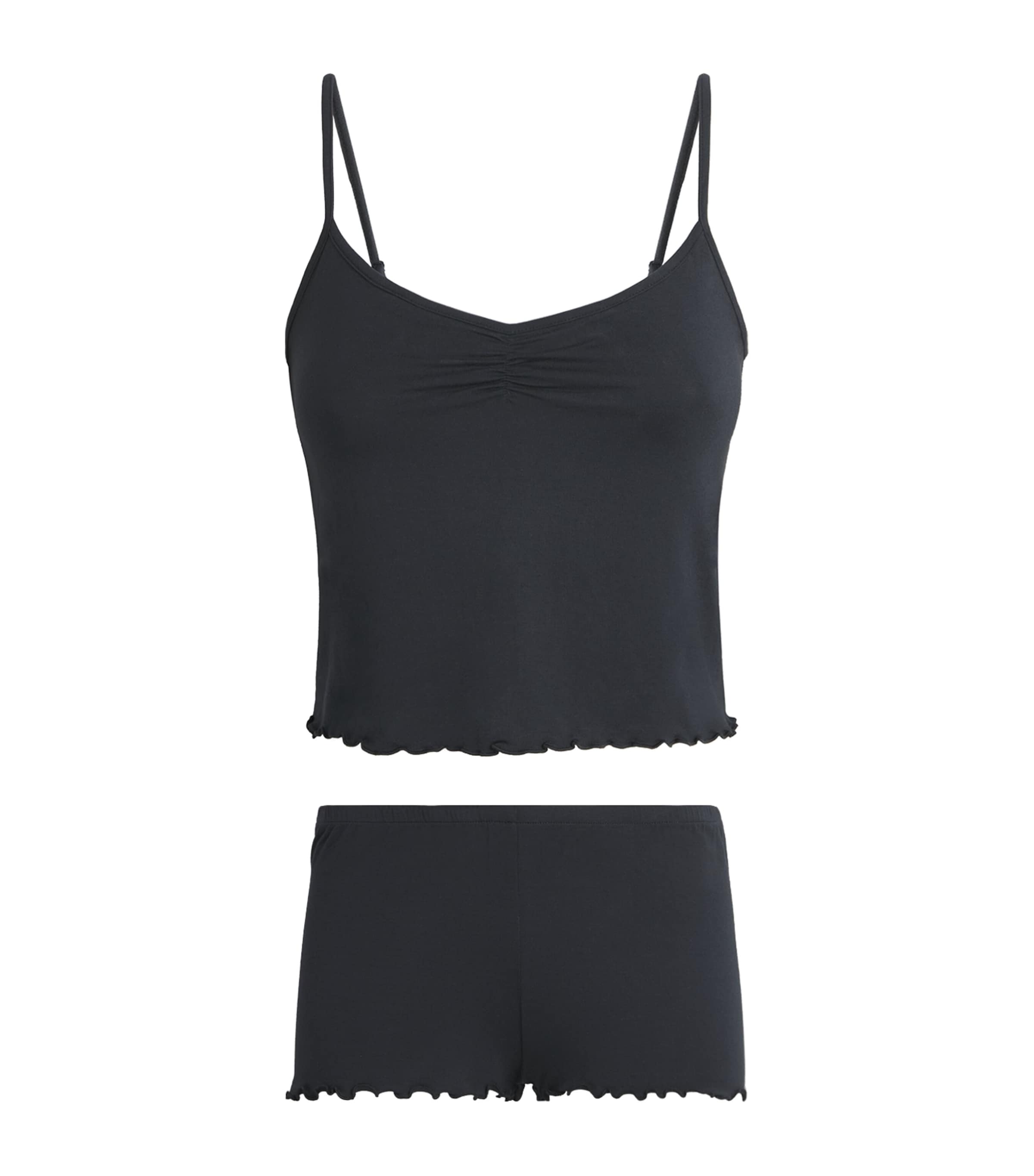 Skims Womens Sleep Cami Short Pyjama Set Onyx