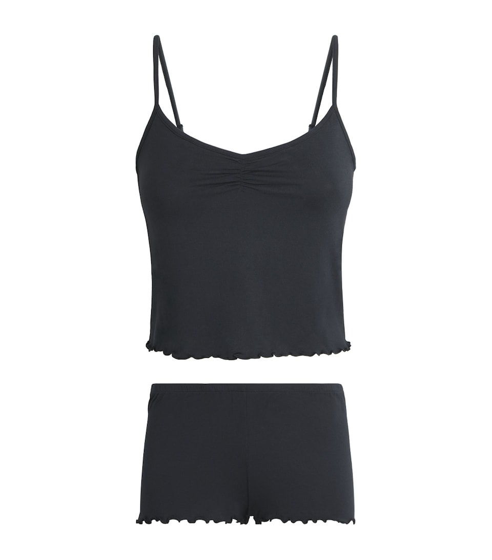 Skims Womens Sleep Cami Short Pyjama Set Onyx