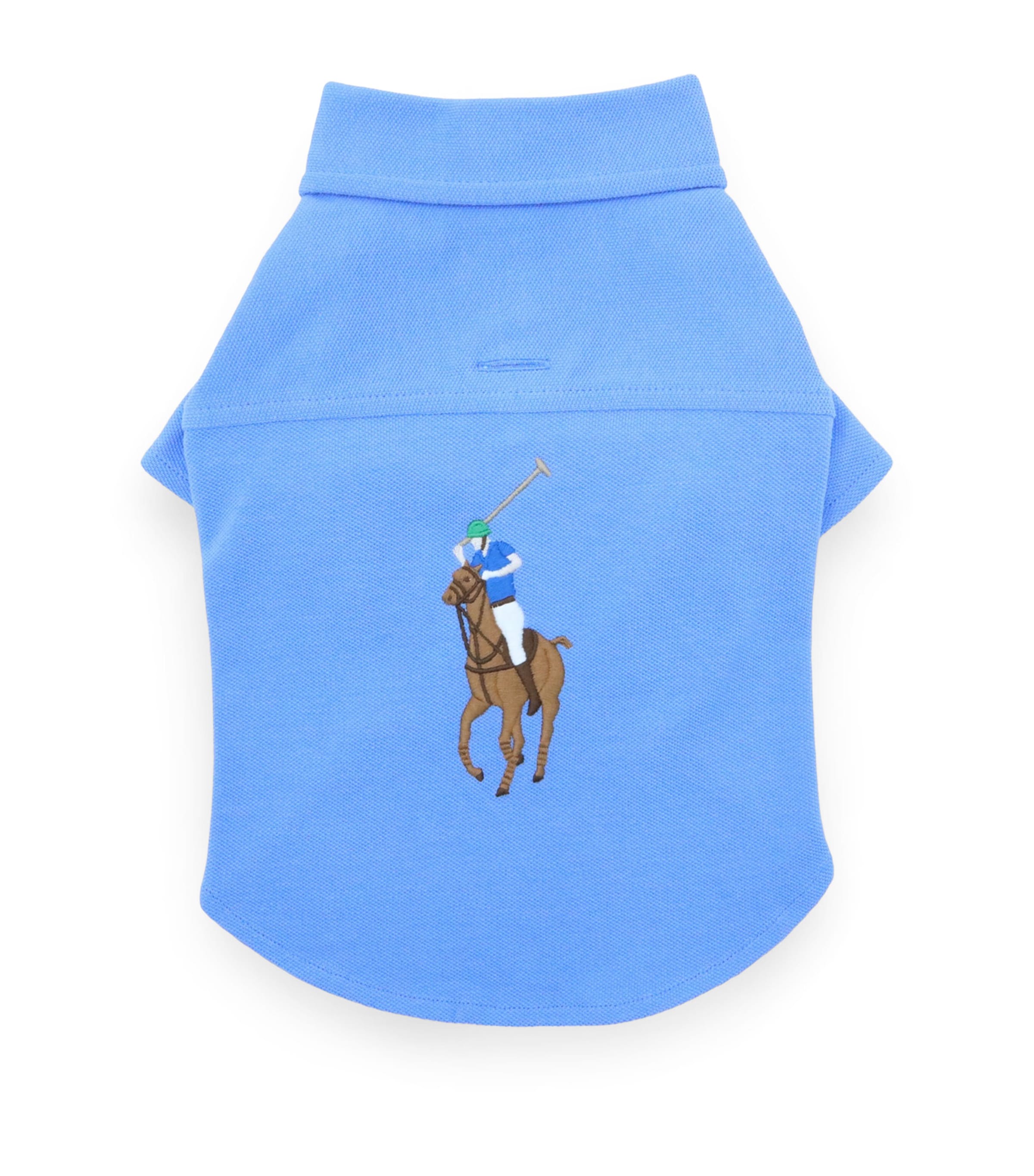 Mesh Cotton Polo Pony Dog Shirt (Small)