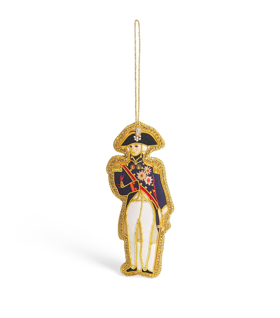 Tinker Tailor Embellished Lord Nelson Tree Decoration Navy, White & Gold