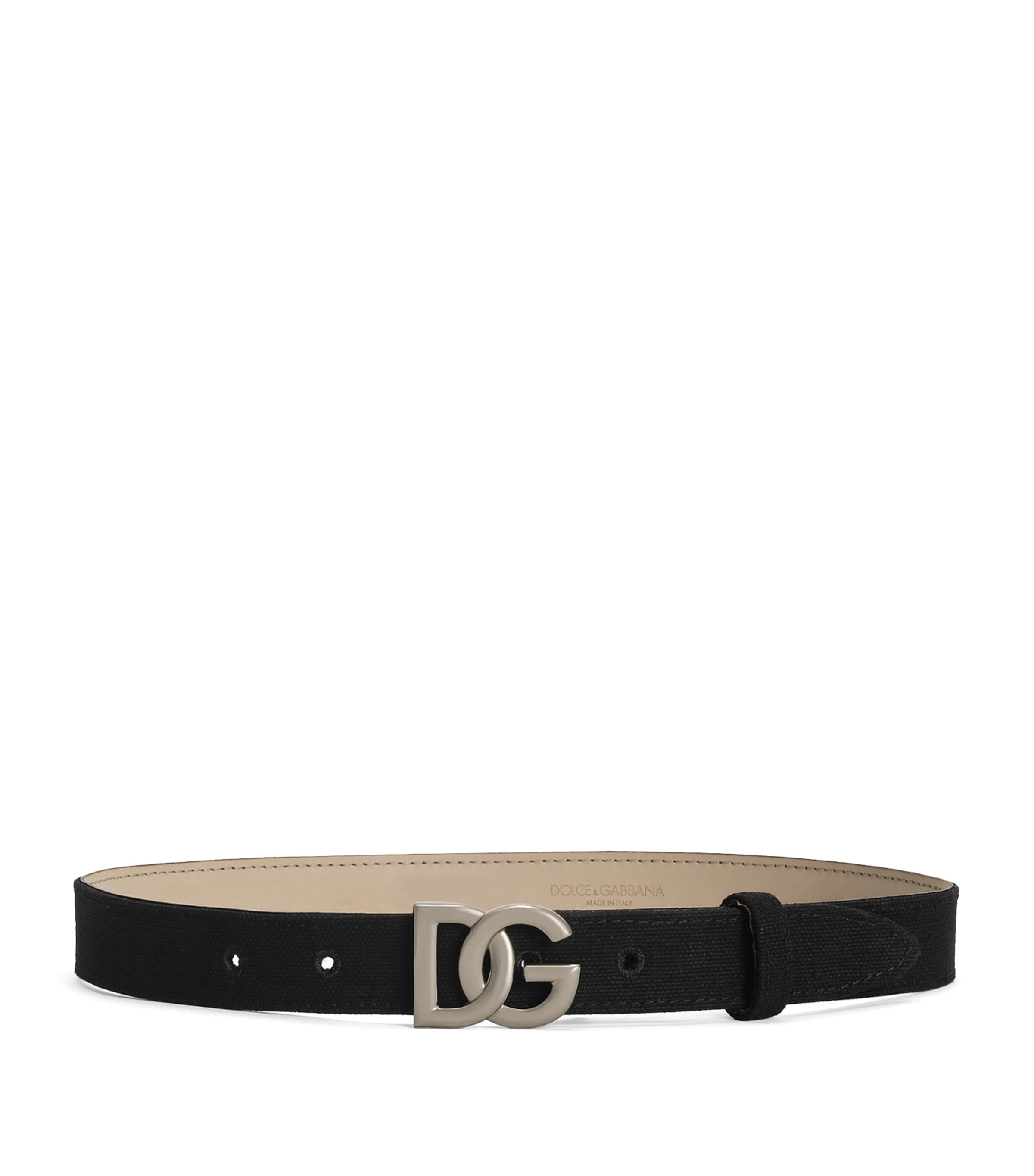 Canvas Logo Buckle Belt