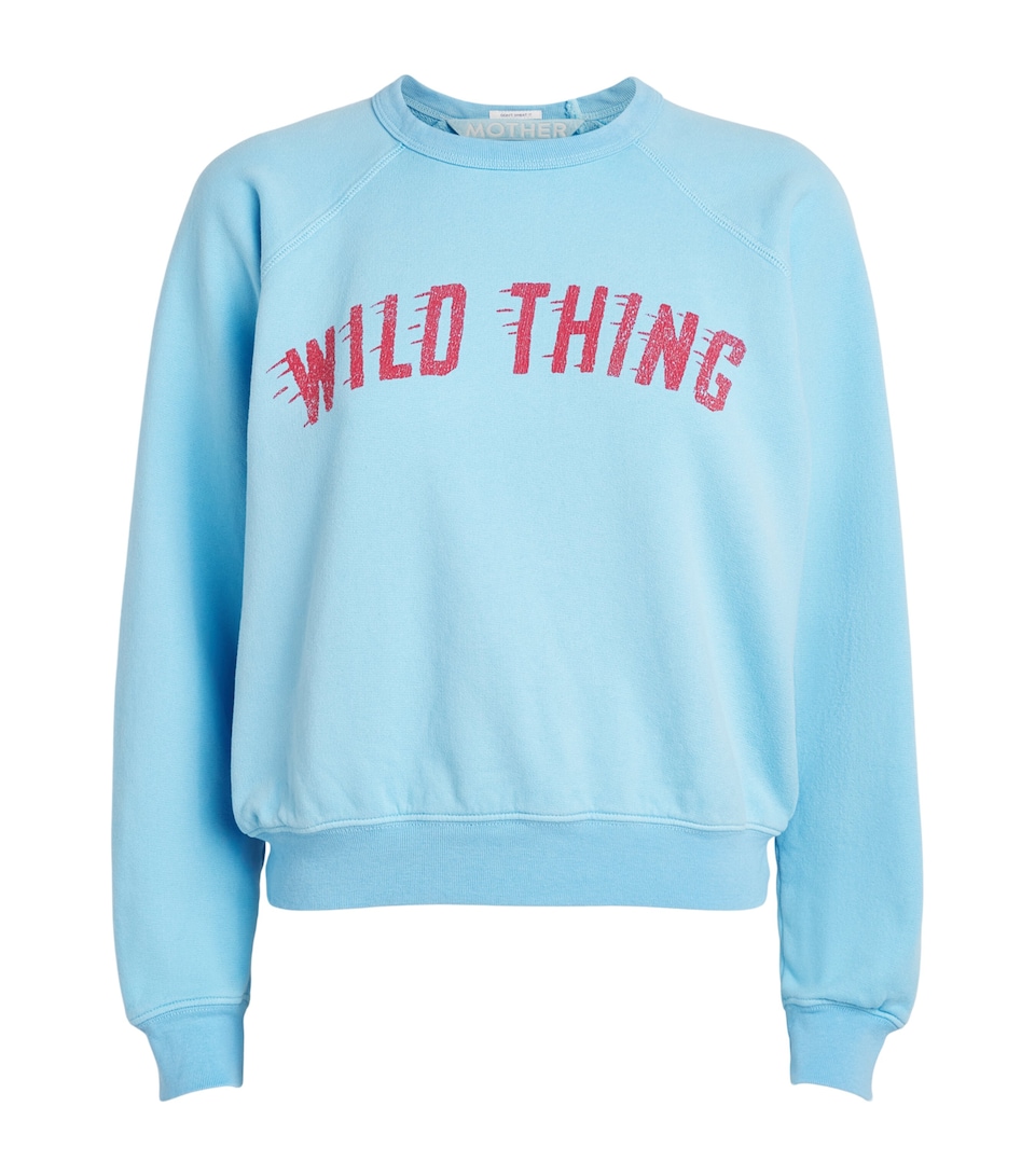 MOTHER Womens Cotton The Concert Sweatshirt Wild Thing