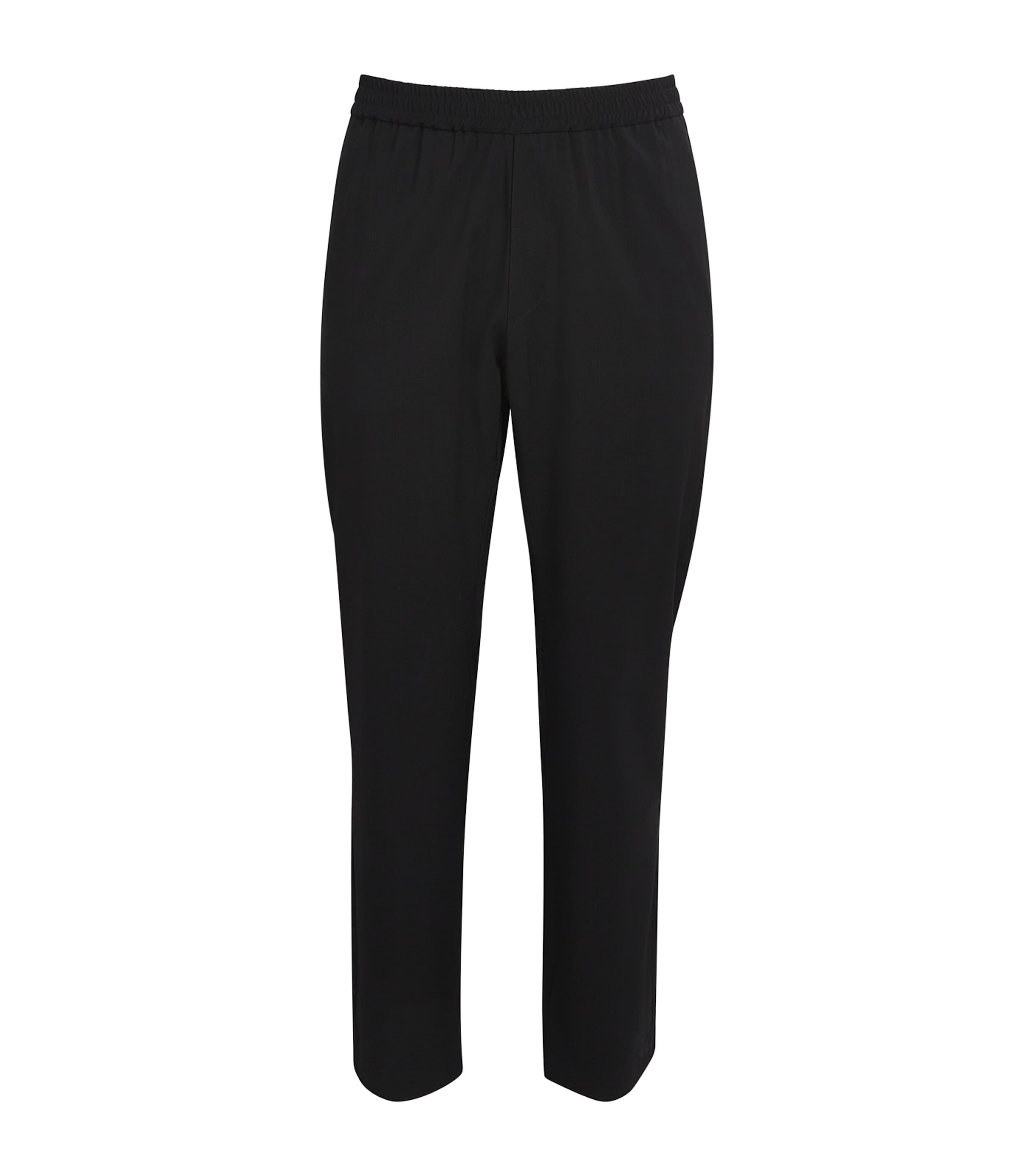 Virgin Wool Drawstring Trousers