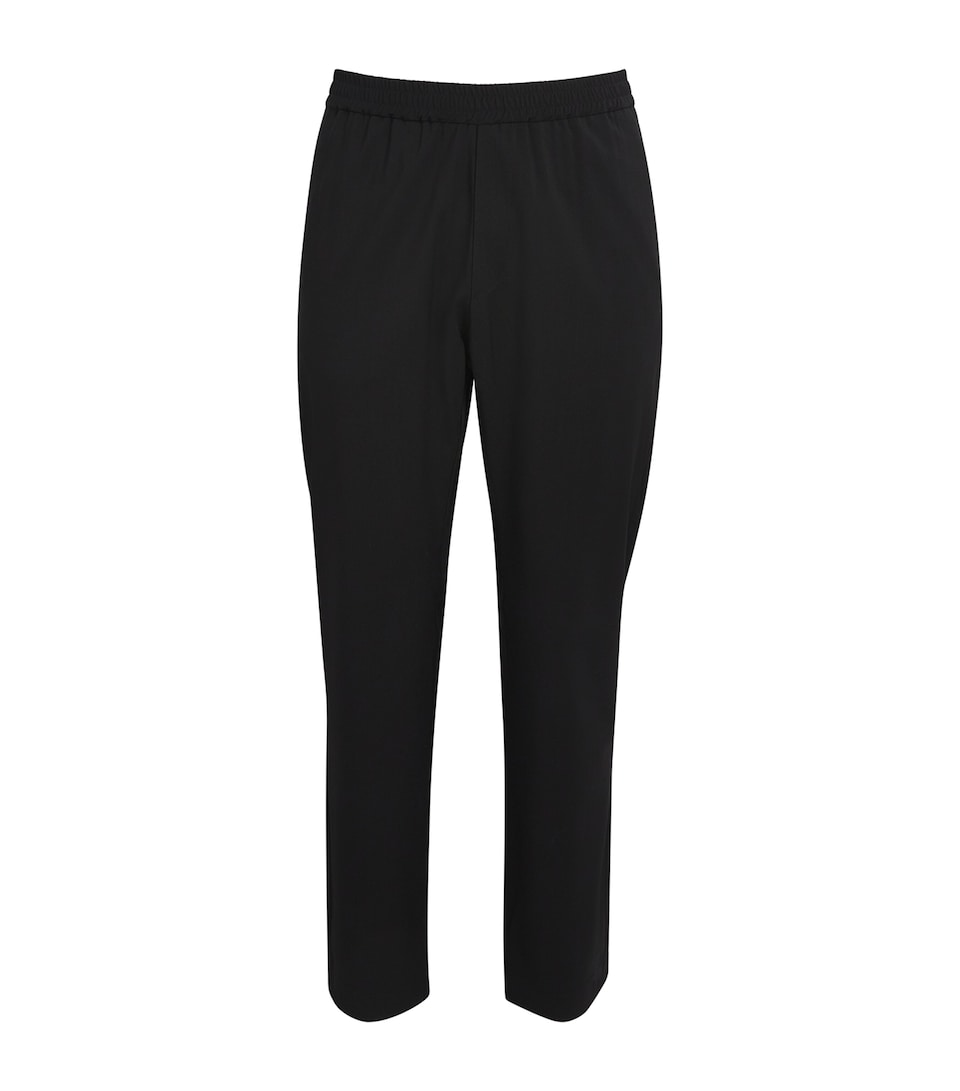 Virgin Wool Drawstring Trousers