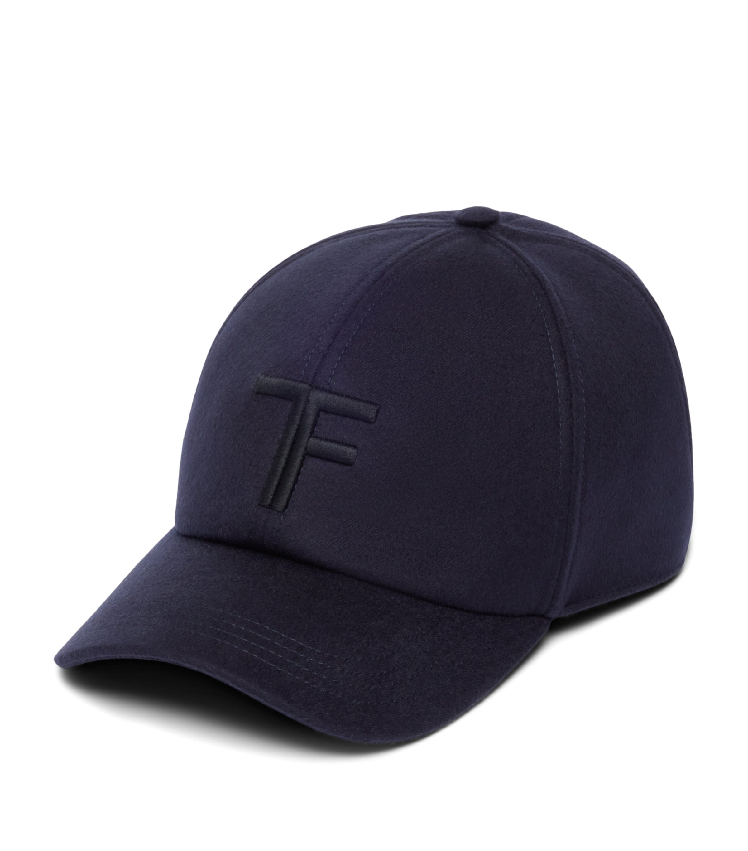 TOM FORD Cashmere Logo Baseball Cap Uct