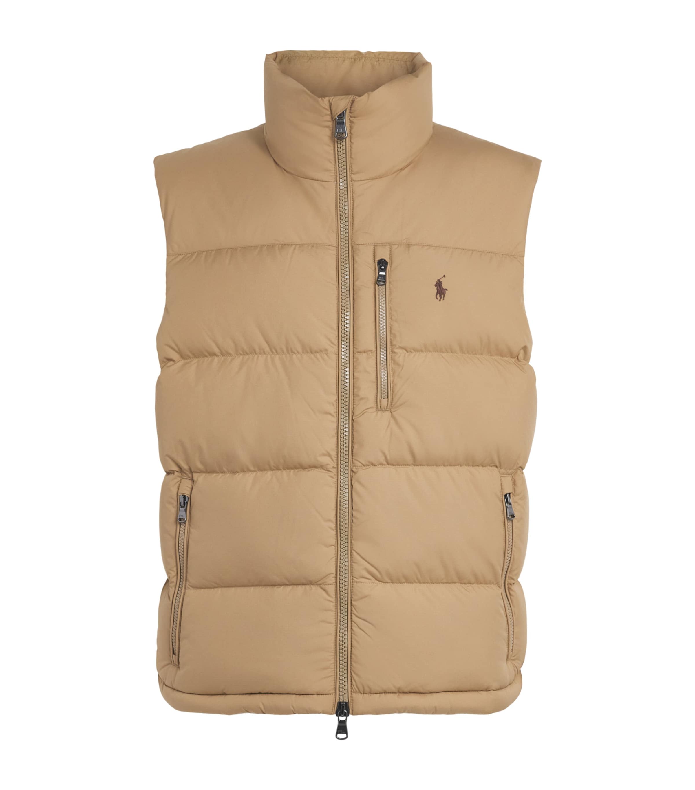 Polo Ralph Lauren Mens Gorham Down Gilet Desert Khaki