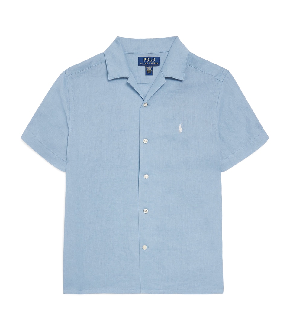 Linen Short-Sleeve Shirt (6-14 Years)