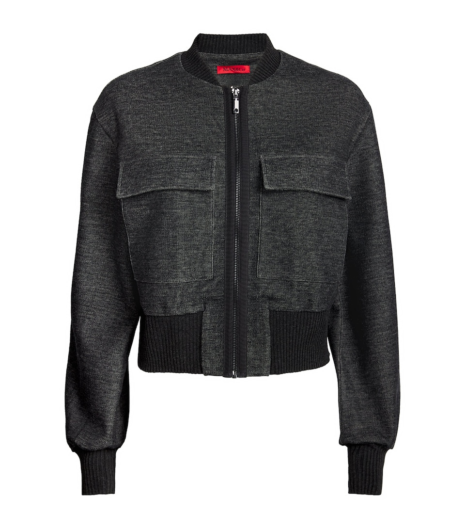 Cotton-Blend Bomber Jacket