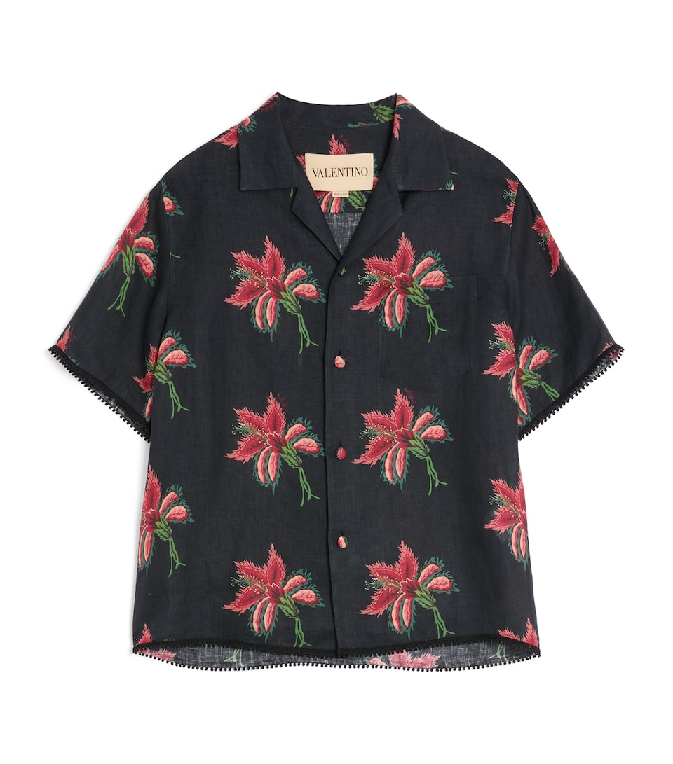 Linen Floral Shirt