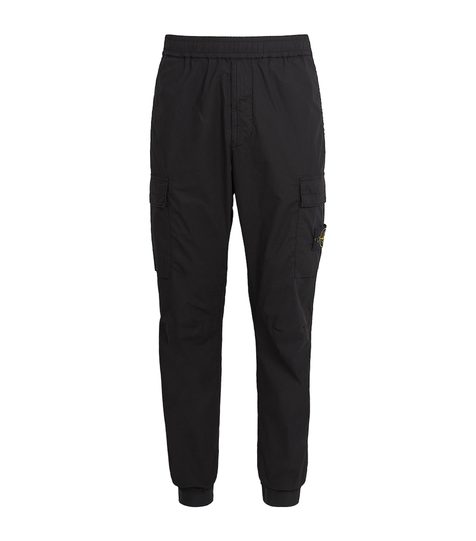 Stretch-Cotton Cargo Trousers