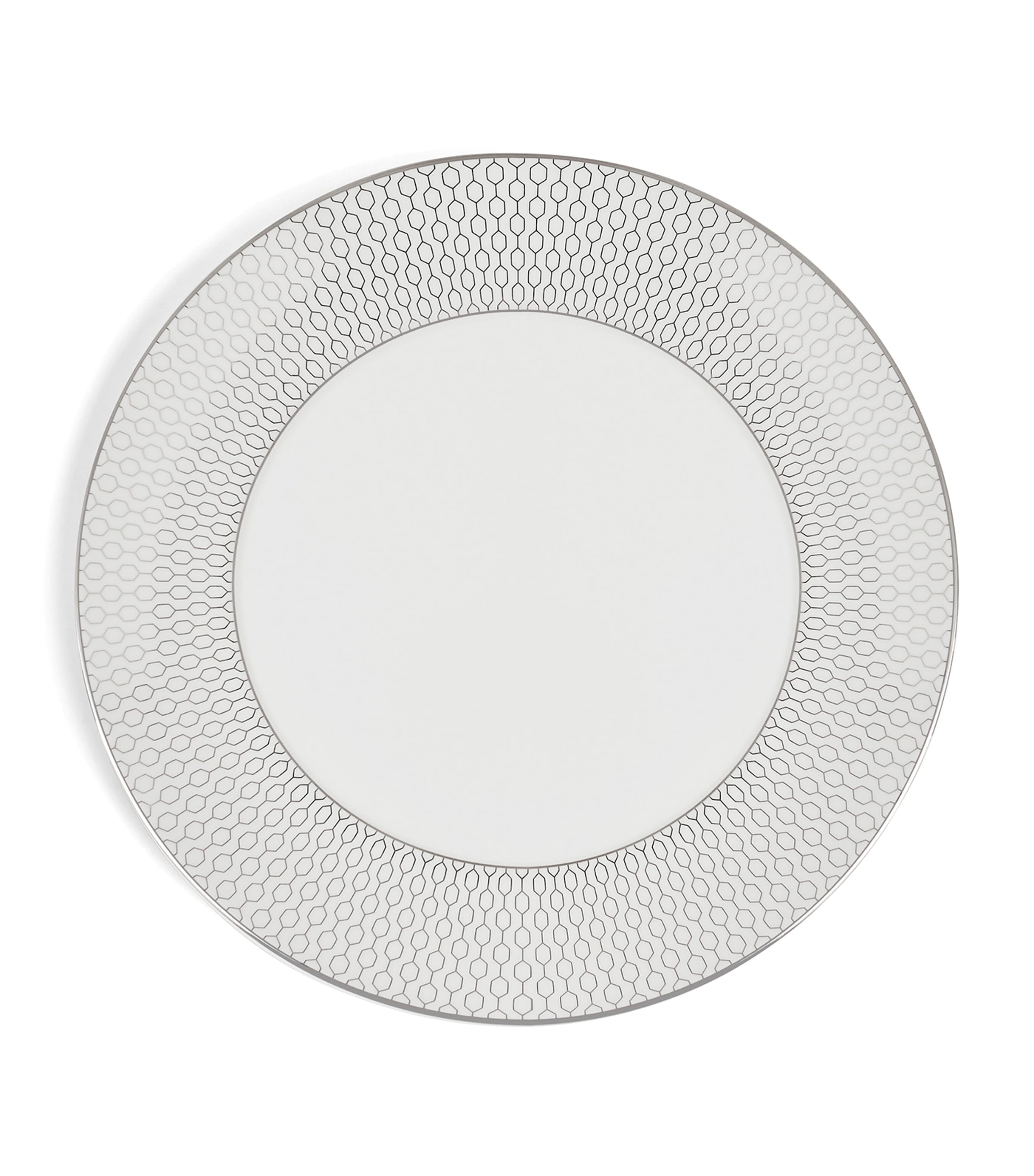 Wedgwood Gio Platinum Plate (20cm) White