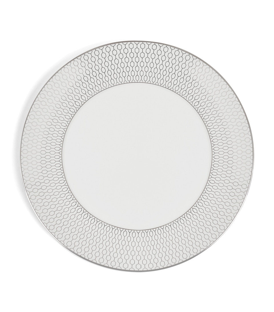 Wedgwood Gio Platinum Plate (20cm) White