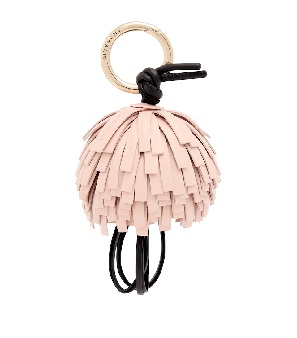 Givenchy Leather Daisy Keychain