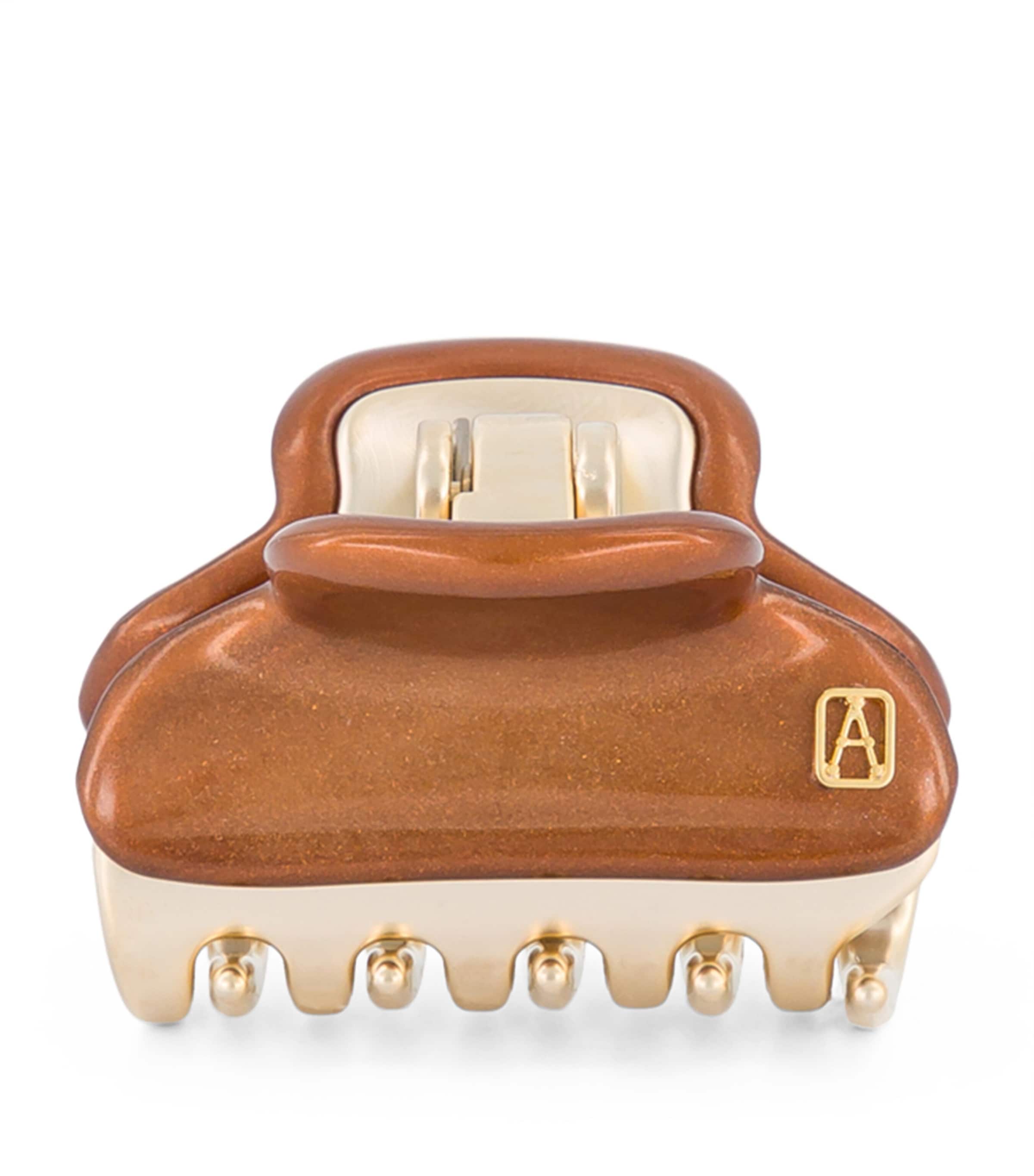 Alexandre de Paris Mini Gold-Plated Claw Hair Clip | Harrods UK