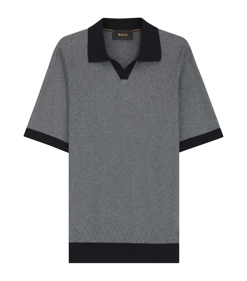 Cotton-Silk Polo Shirt