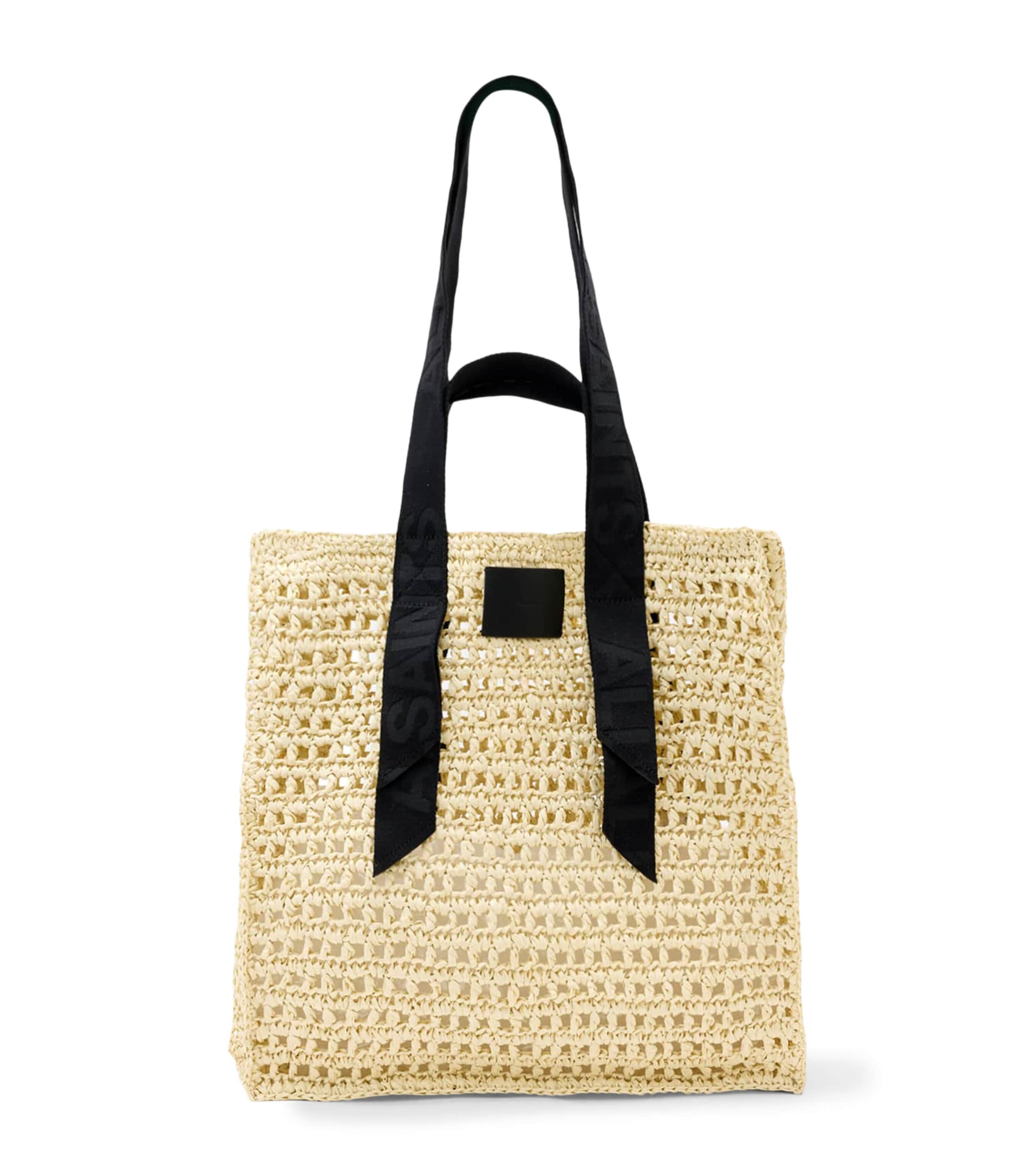 AllSaints Paper Mesh Lullah Tote Bag Unbleached White