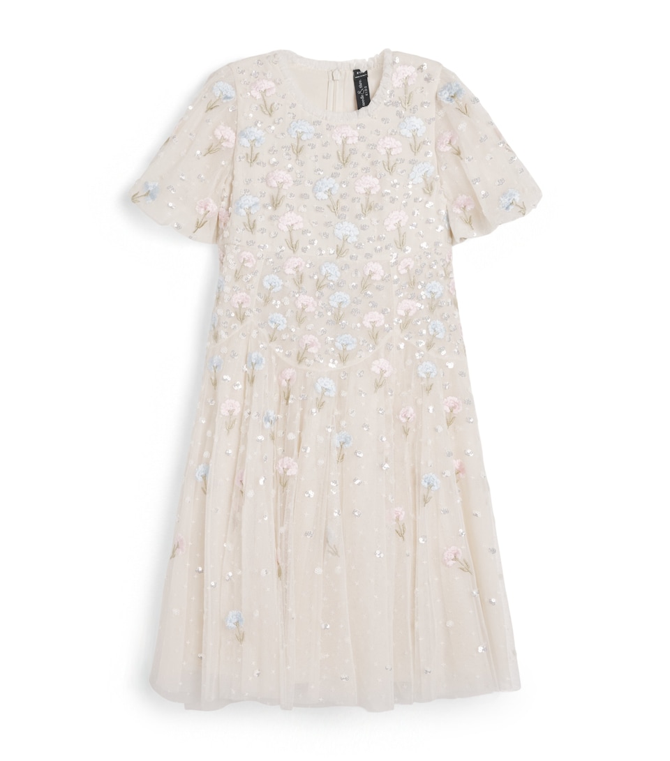 Needle & Thread Tulle Dandelion Ditsy Dress (8-12 Years) Crmcream
