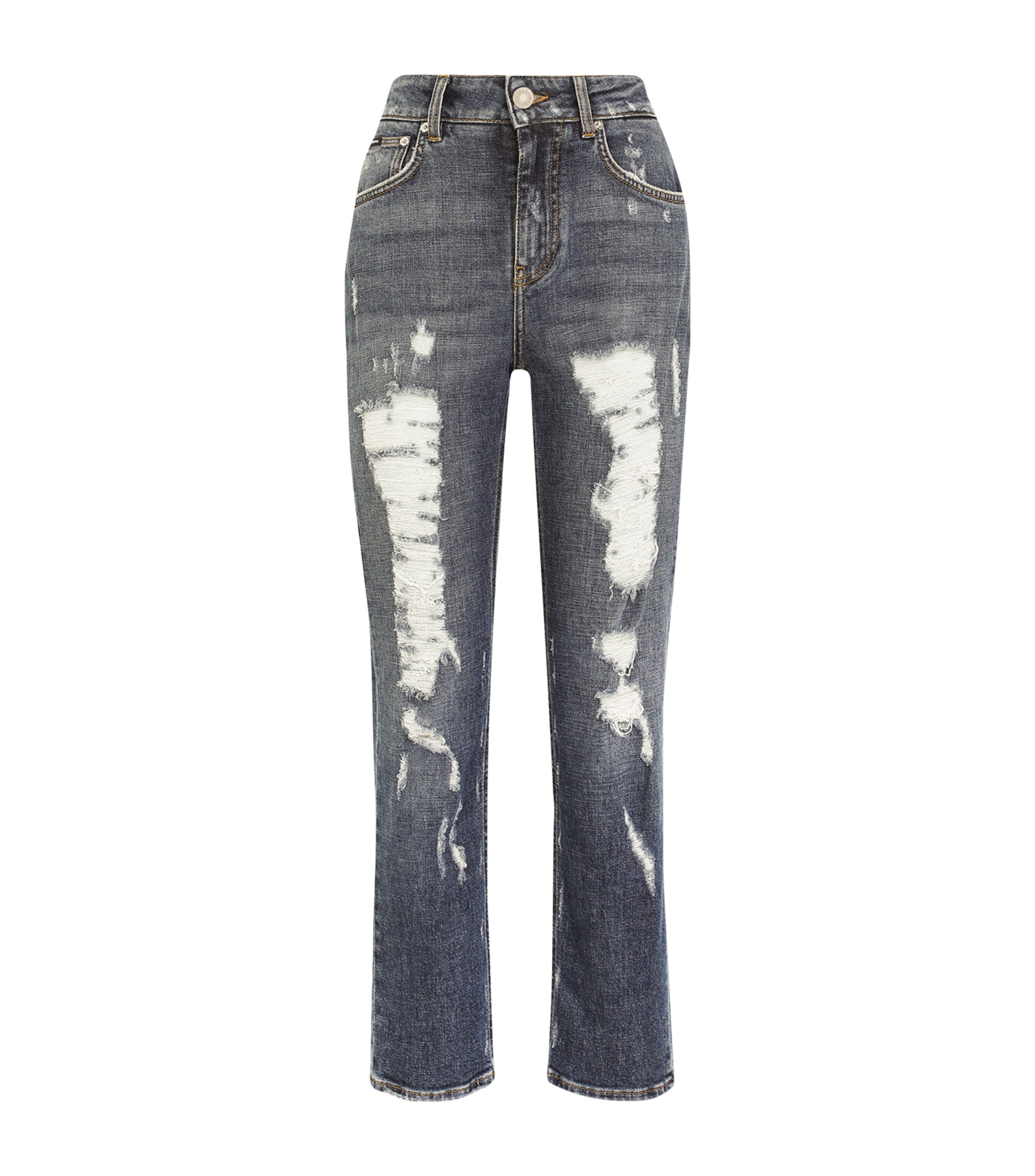 Distressed Boyfriend Jeans