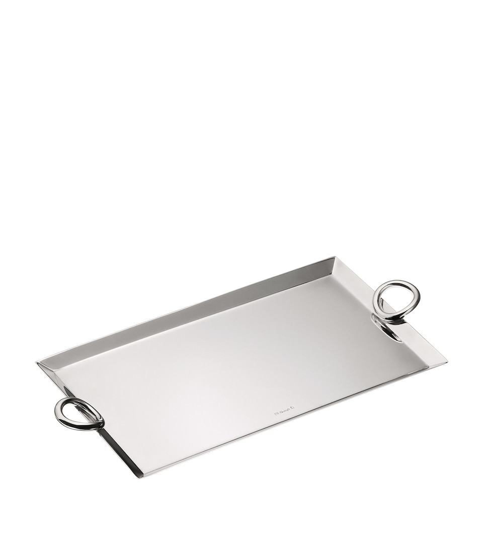 Silver-Plated Vertigo Mail Tray (25cm x 14cm)