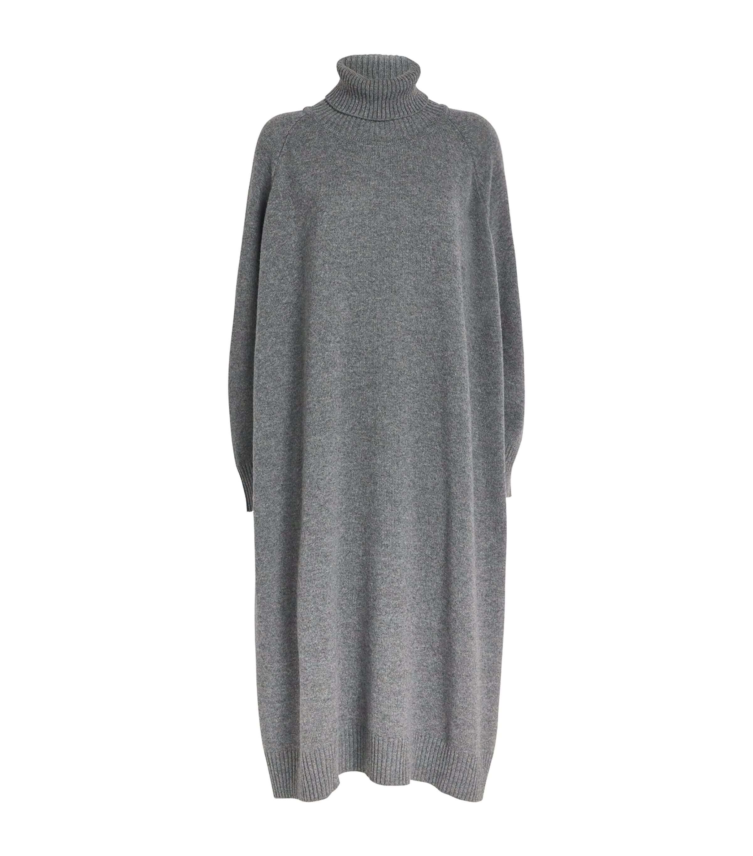 Cashmere Wide Rollneck Sweater Dress