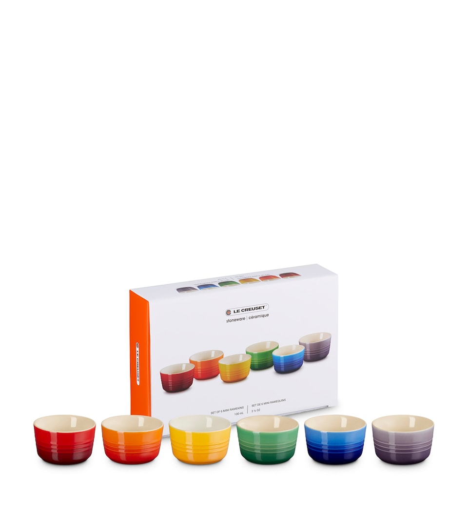 Mini Rainbow Ramekins (Set of 6)