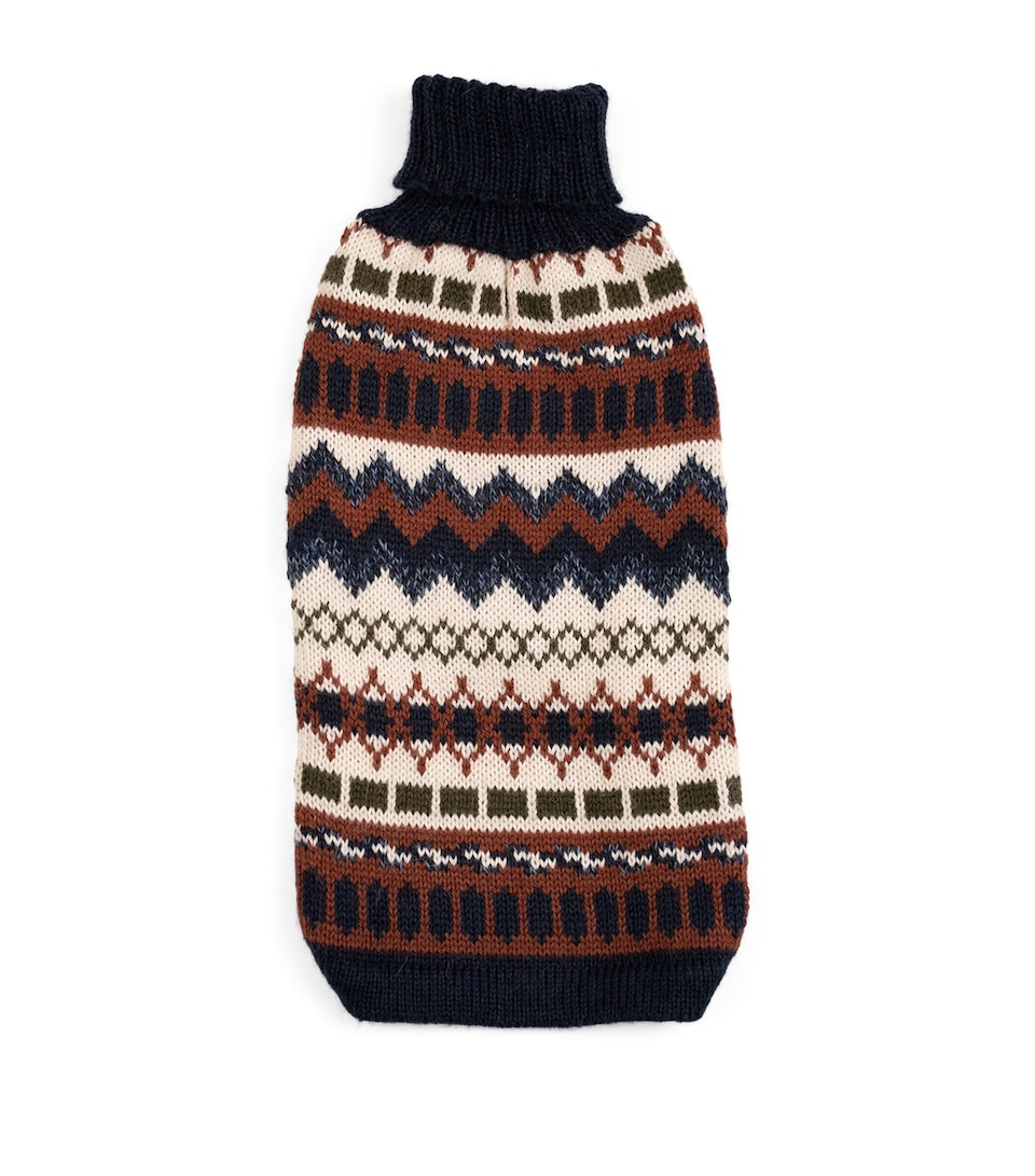 ALQO WASI Iceberg Bleau Melange Dog Sweater (XX-Small) Iceberg Bleu Melange