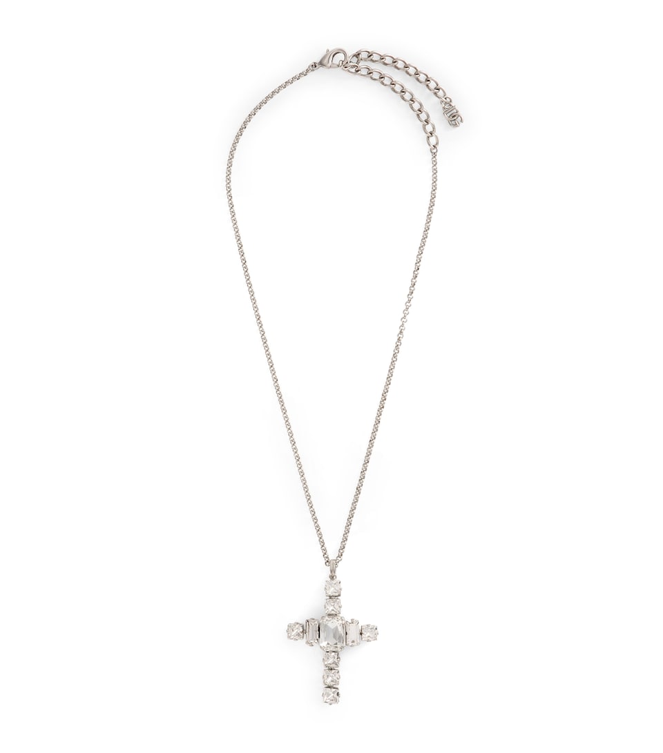 Rhinestone Cross Necklace