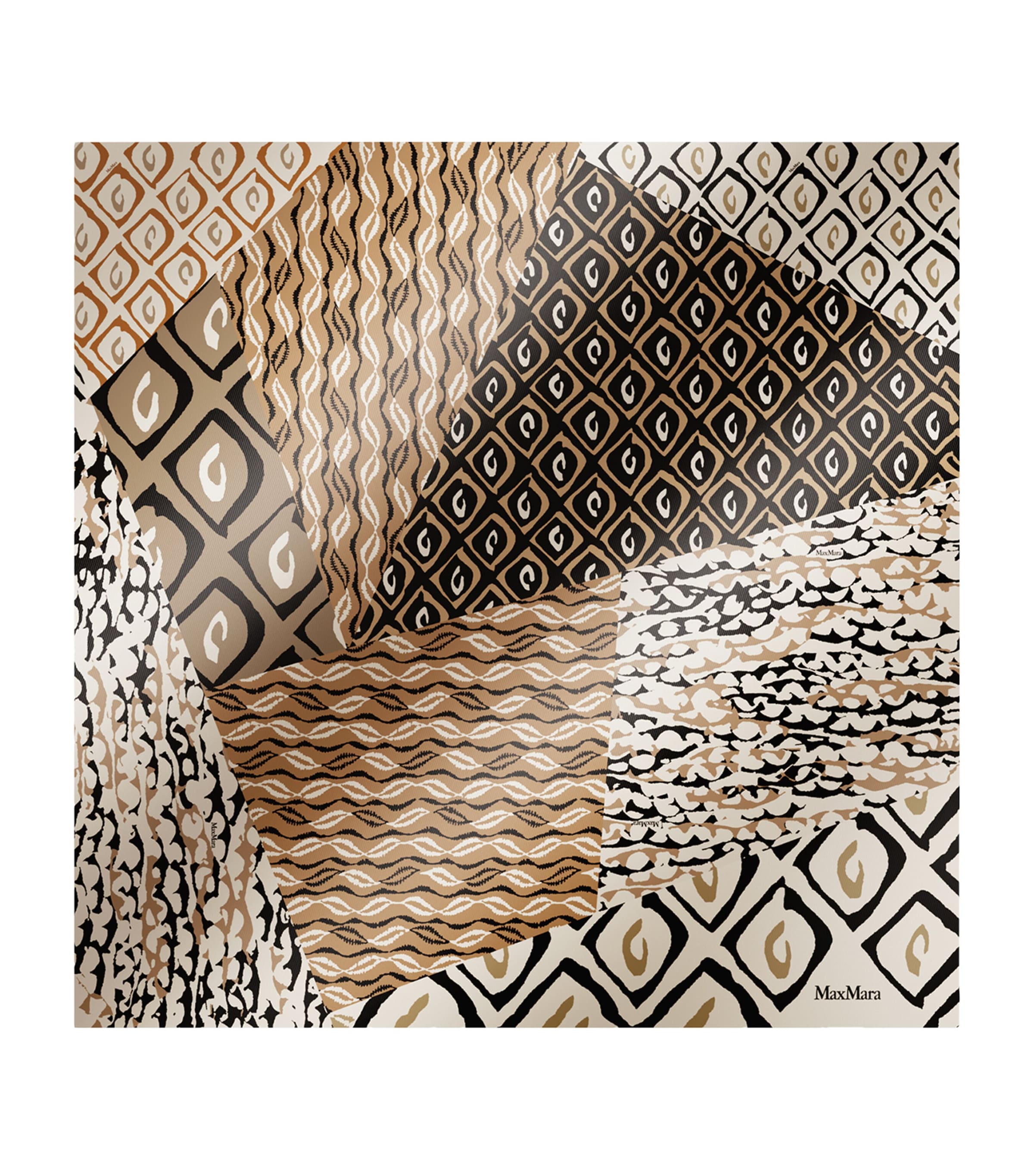 Silk Printed Square Scarf